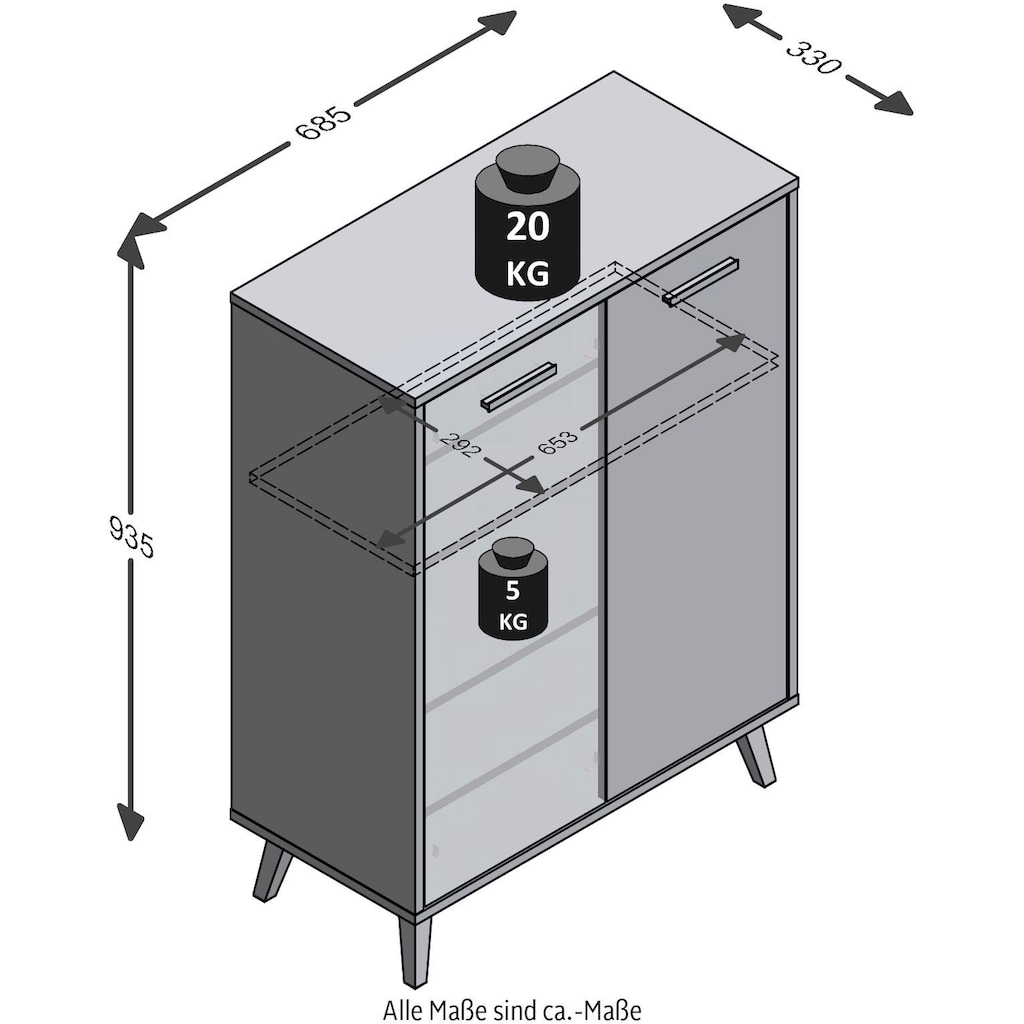 FMD Mehrzweckschrank »Plau«