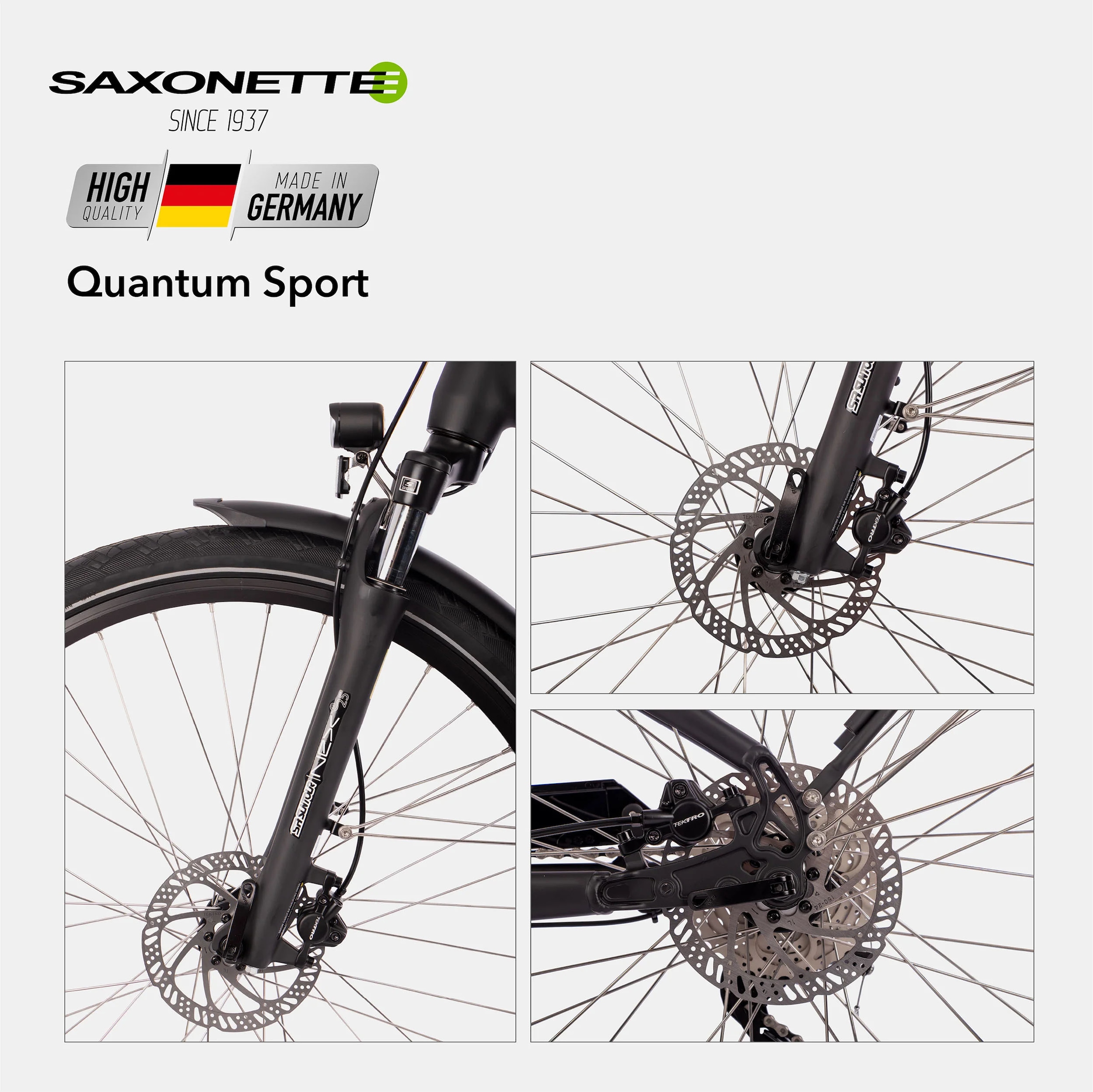SAXONETTE E-Bike »Quantum Sport Diamand«, 10 Gang, Shimano, Mittelmotor 250 W, Pedelec, Elektrofahrrad für Damen u. Herren