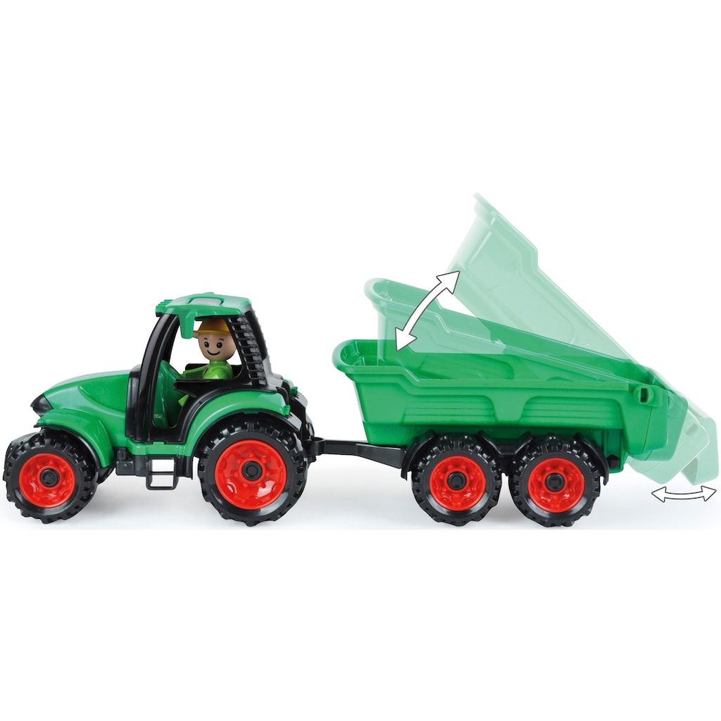 Lena® Spielzeug-Traktor »Truckies Set Bauernhof«, inkluisve Schaufellader und Spielfigur; Made in Europe