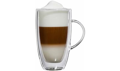 Latte-Macchiato-Glas »Verona«, (Set, 6 tlg.), doppelwandiges, mundgeblasen, 290 ml,...