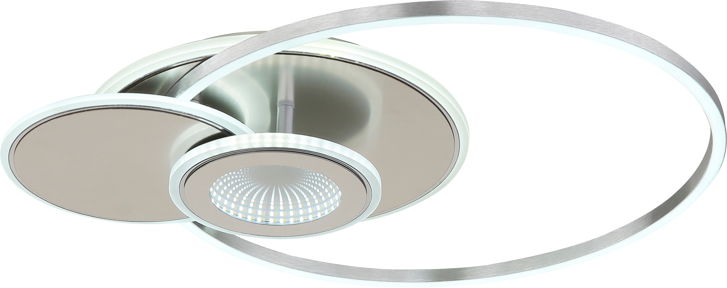 GLOBO LIGHTING Deckenleuchte »BELTRAN« LED-Modul 1 Stk. Kleine LED-Deckenleuchte, 3D-Effekt, dimmbar, modern & flexibel