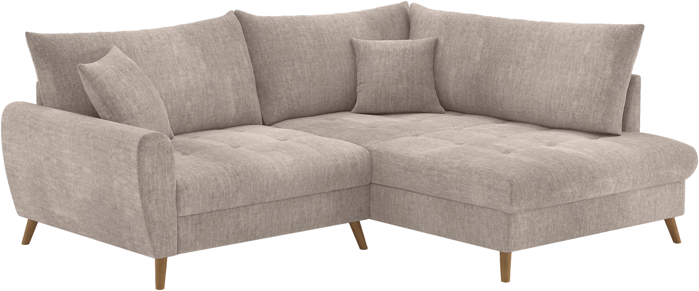 Mr. Couch Ecksofa »Blackburn II, L-Form«, Mit Kaltschaumpolsterung bis 140 kg belastbar