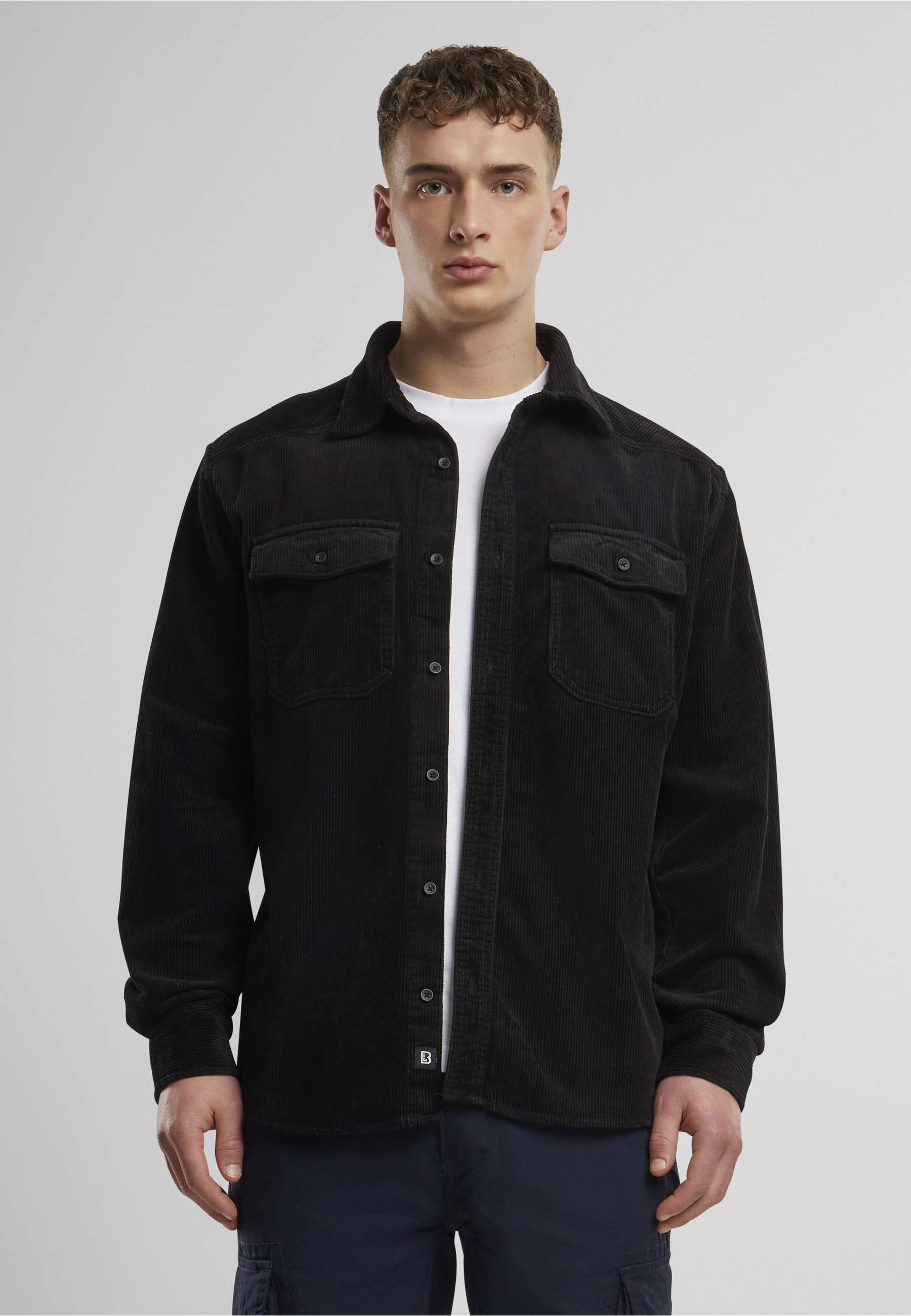 Brandit Langarmhemd »Brandit Herren Corduroy Classic Shirt Long Sleeve« 1 Stk.