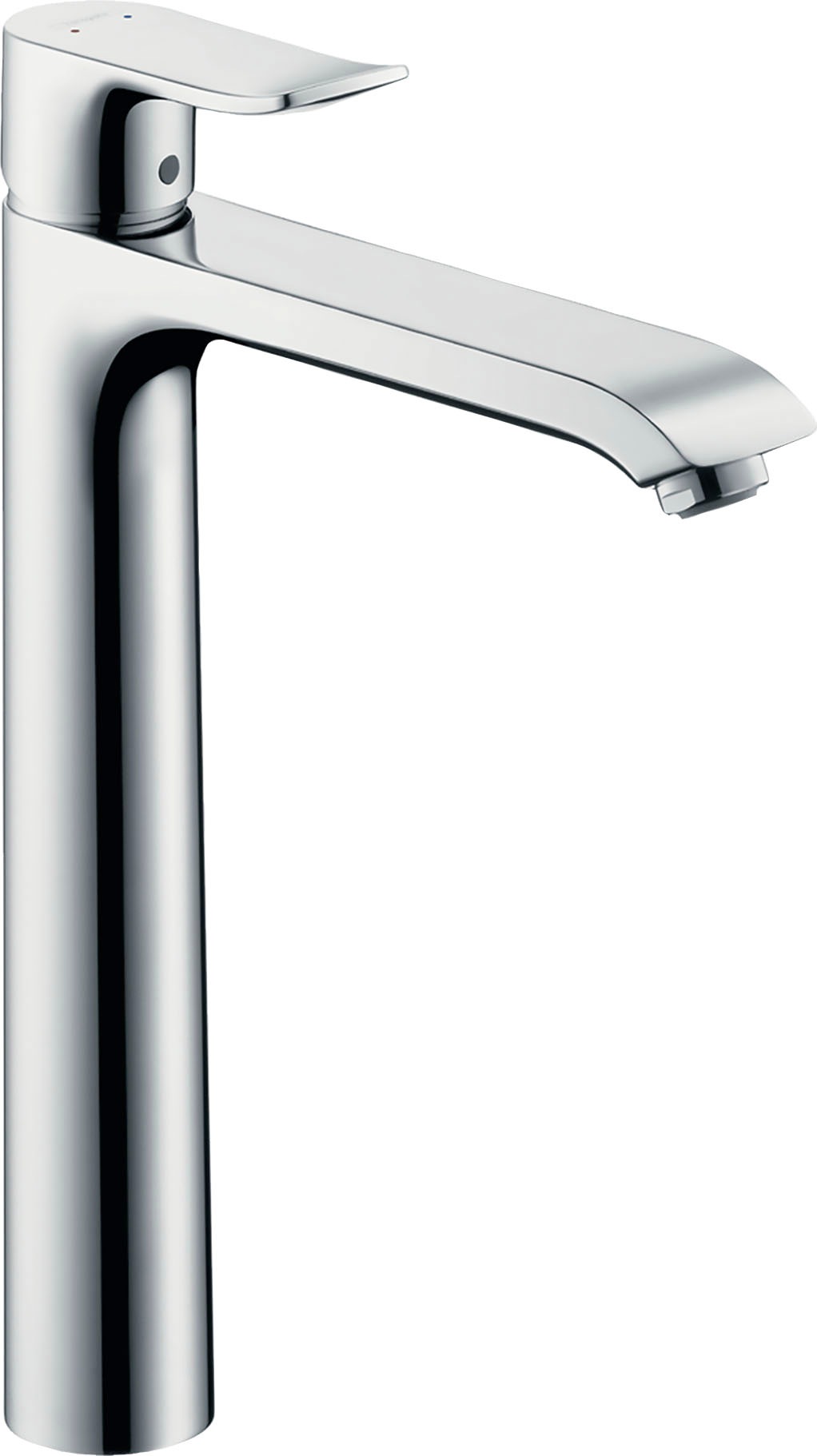 hansgrohe Waschtischarmatur "Metris", 26cm, für Aufsatzwaschtische ohne Ablaufgarnitur, chrom