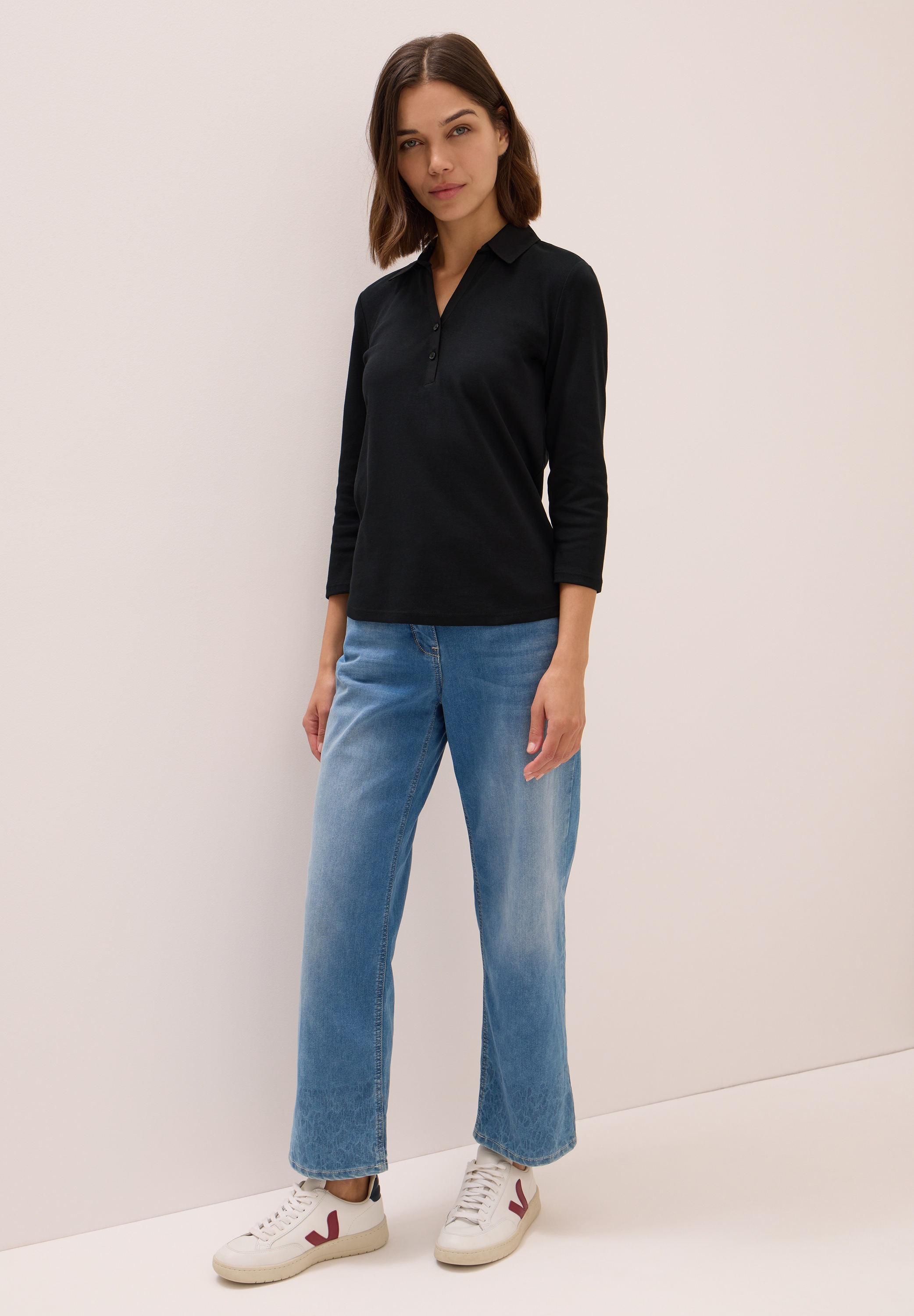 Thumbnail - Cecil Poloshirt aus reiner Baumwolle