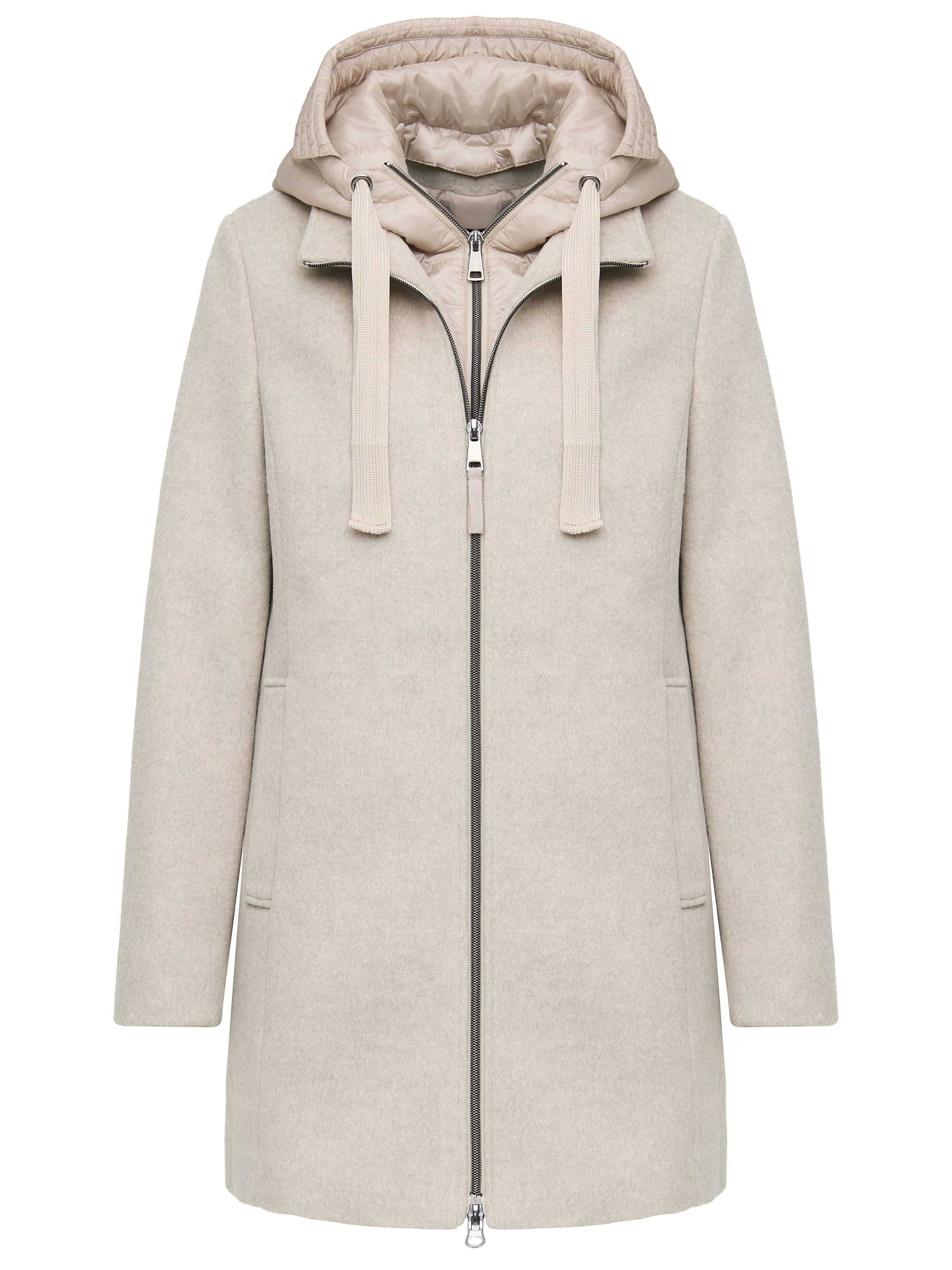MANISA Wolljacke, mit Kapuze, mit herausnehmbarer Kapuze