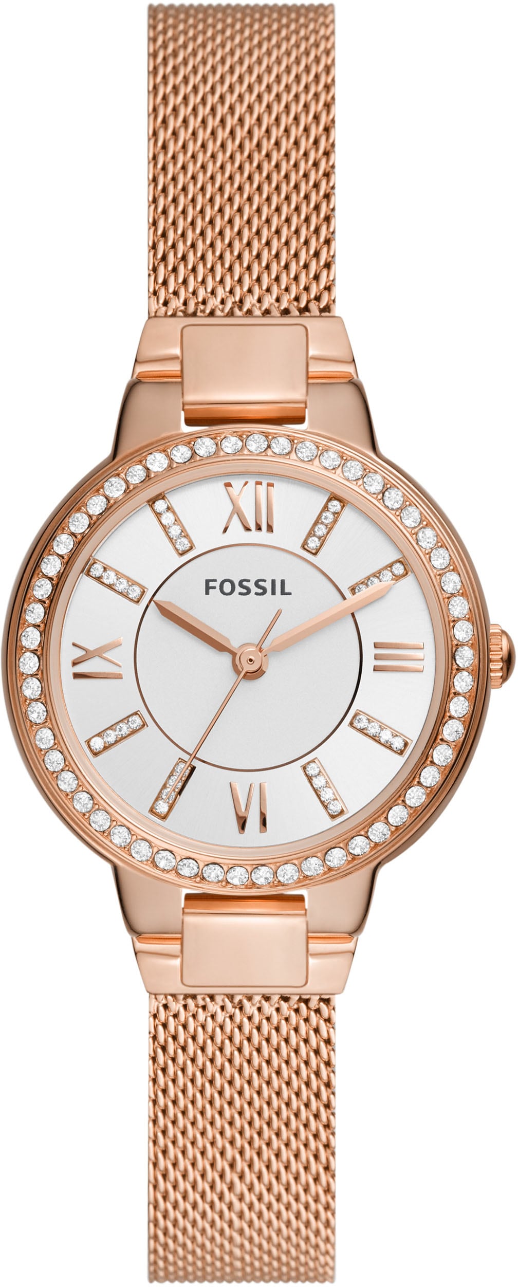 Fossil Quarzuhr »ES5111,VIRGINIA«, Armbanduhr, Damenuhr, analog