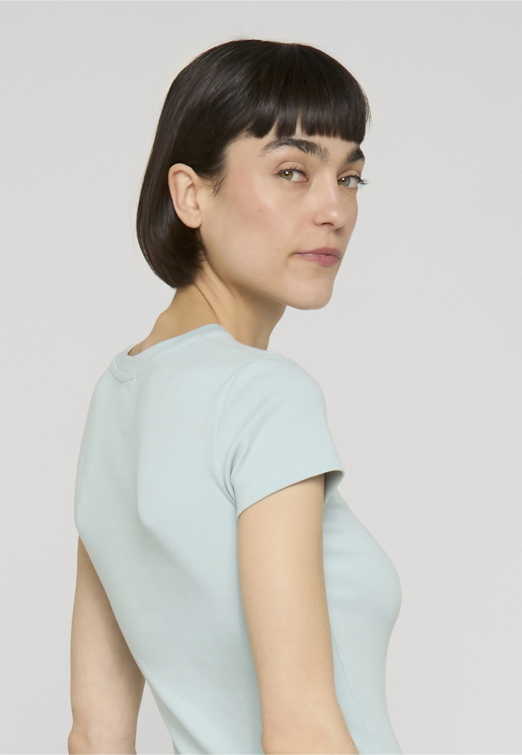URBAN CLASSICS T-Shirt »Urban Classics Ladies Short Slim Tee« 1