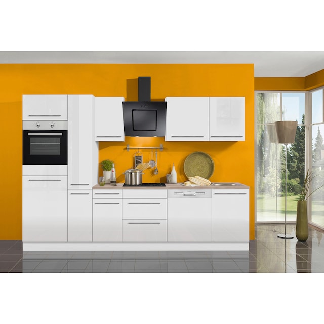 OPTIFIT Küchenzeile »Bern«, mit E-Geräten, Breite 300 cm, höhenverstellbare  Füße, gedämpfte Türen kaufen | BAUR