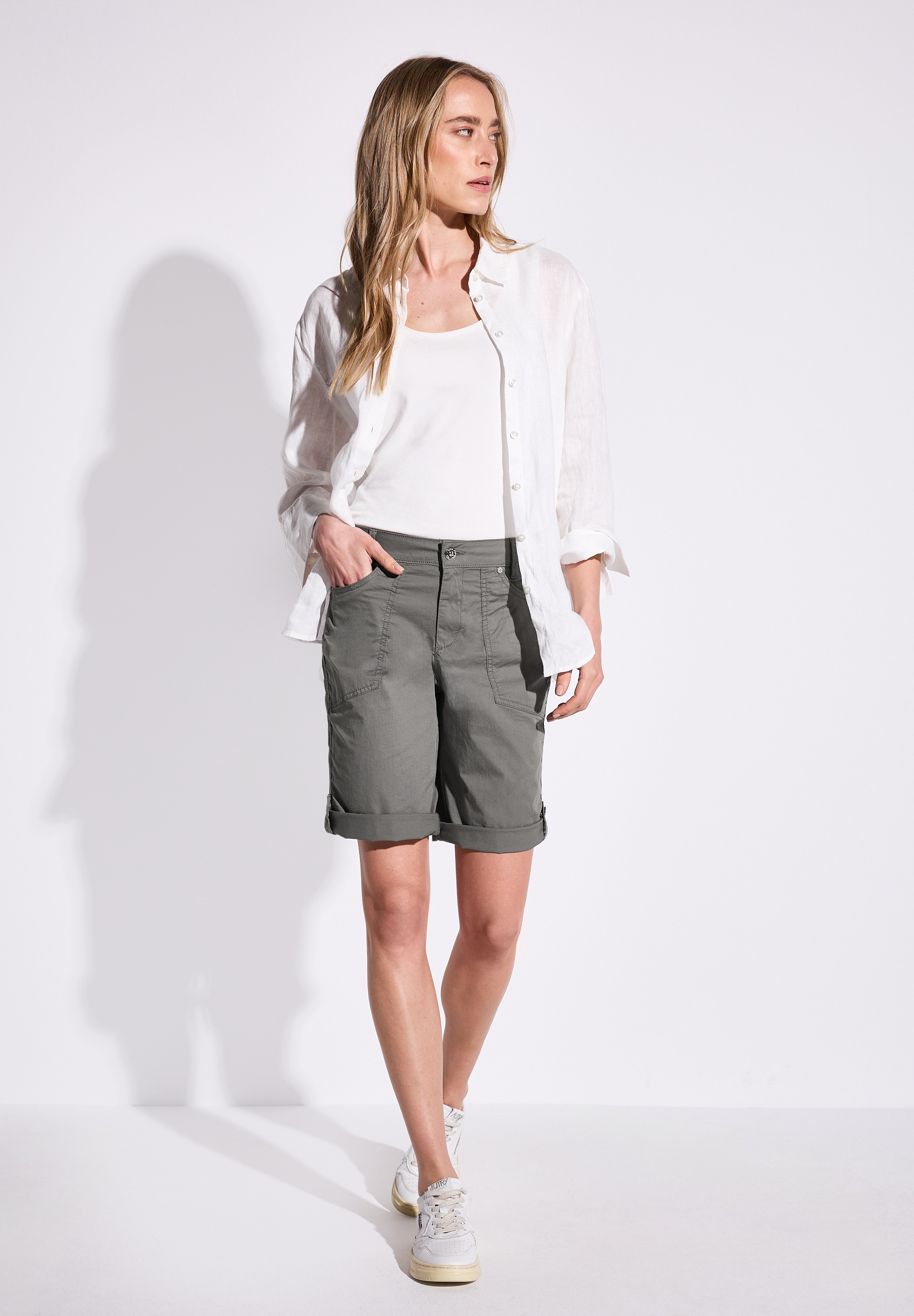 Thumbnail - STREET ONE Bermudas "Style Yulius" Sommerhose mit Turn-Up