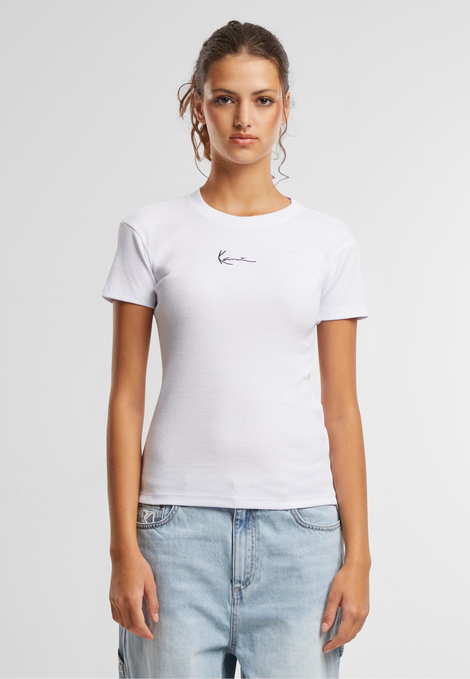 Karl Kani T-Shirt »Karl Kani Small Signature Rib T-Shirt«, (1 tlg.)