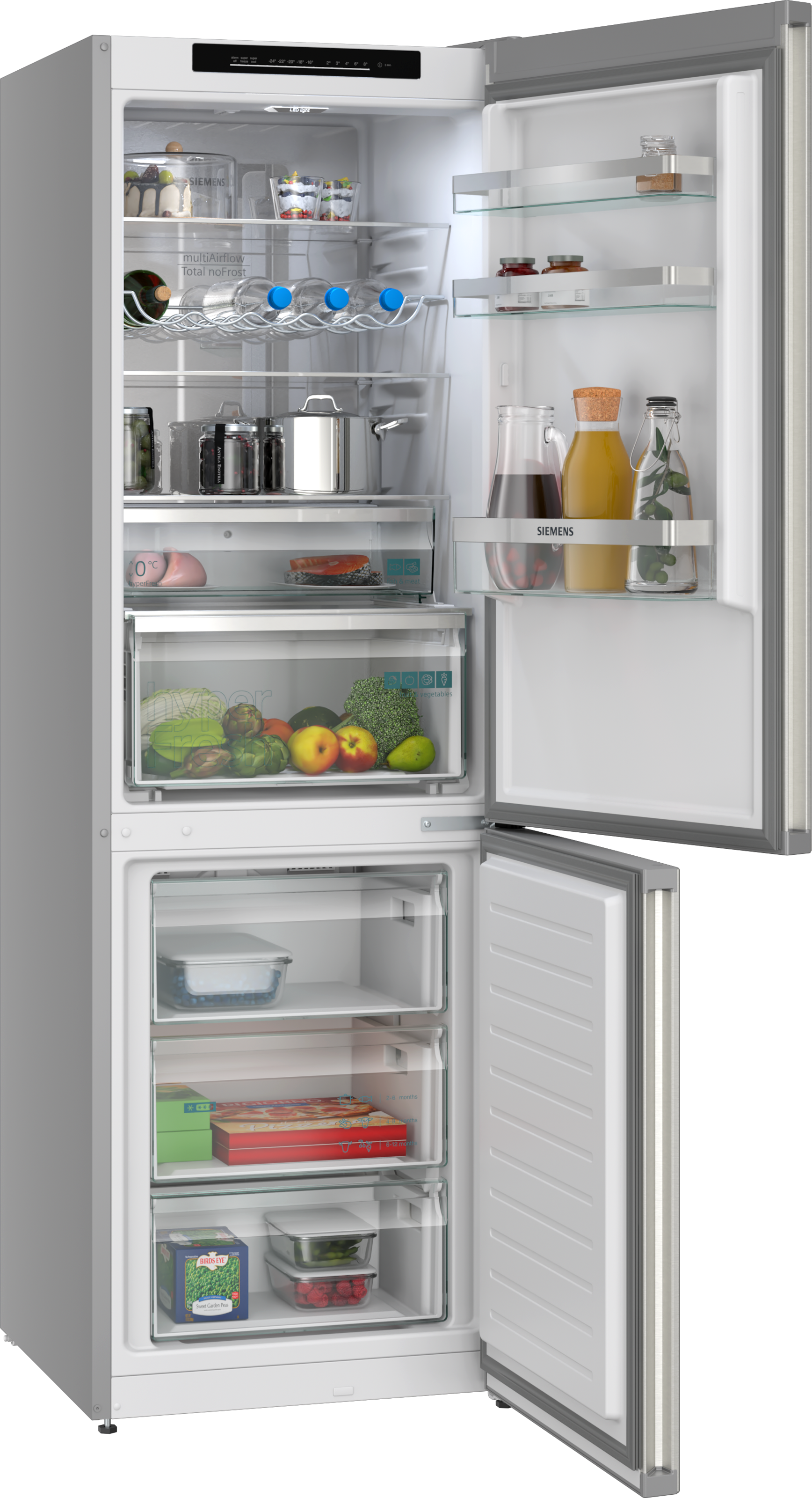 SIEMENS Kühl-/Gefrierkombination iQ300 »KG36NVIBG« 186 cm hoch 60 cm breit