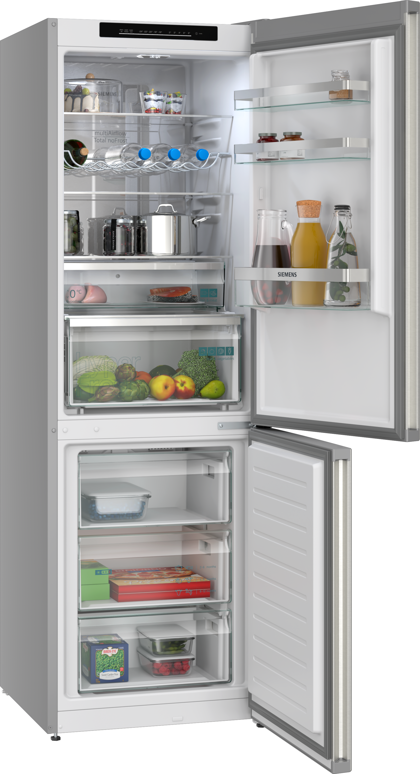 Thumbnail - SIEMENS Kühl-/Gefrierkombination iQ300 "KG36NVIBG" 186 cm hoch 60 cm breit