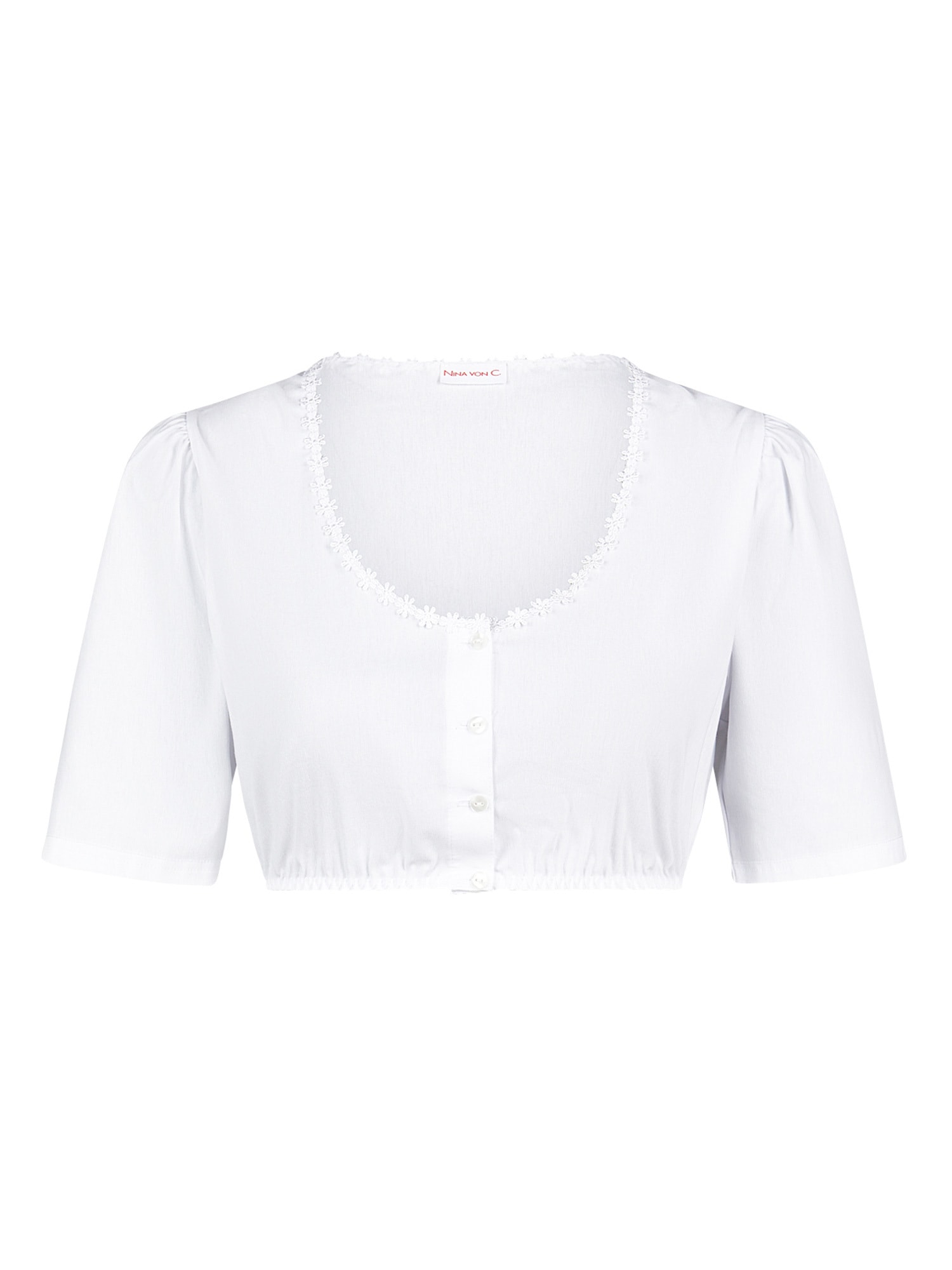 Nina Von C. Dirndlbluse "Dirndl-Bluse Keulenärmel Marlene"