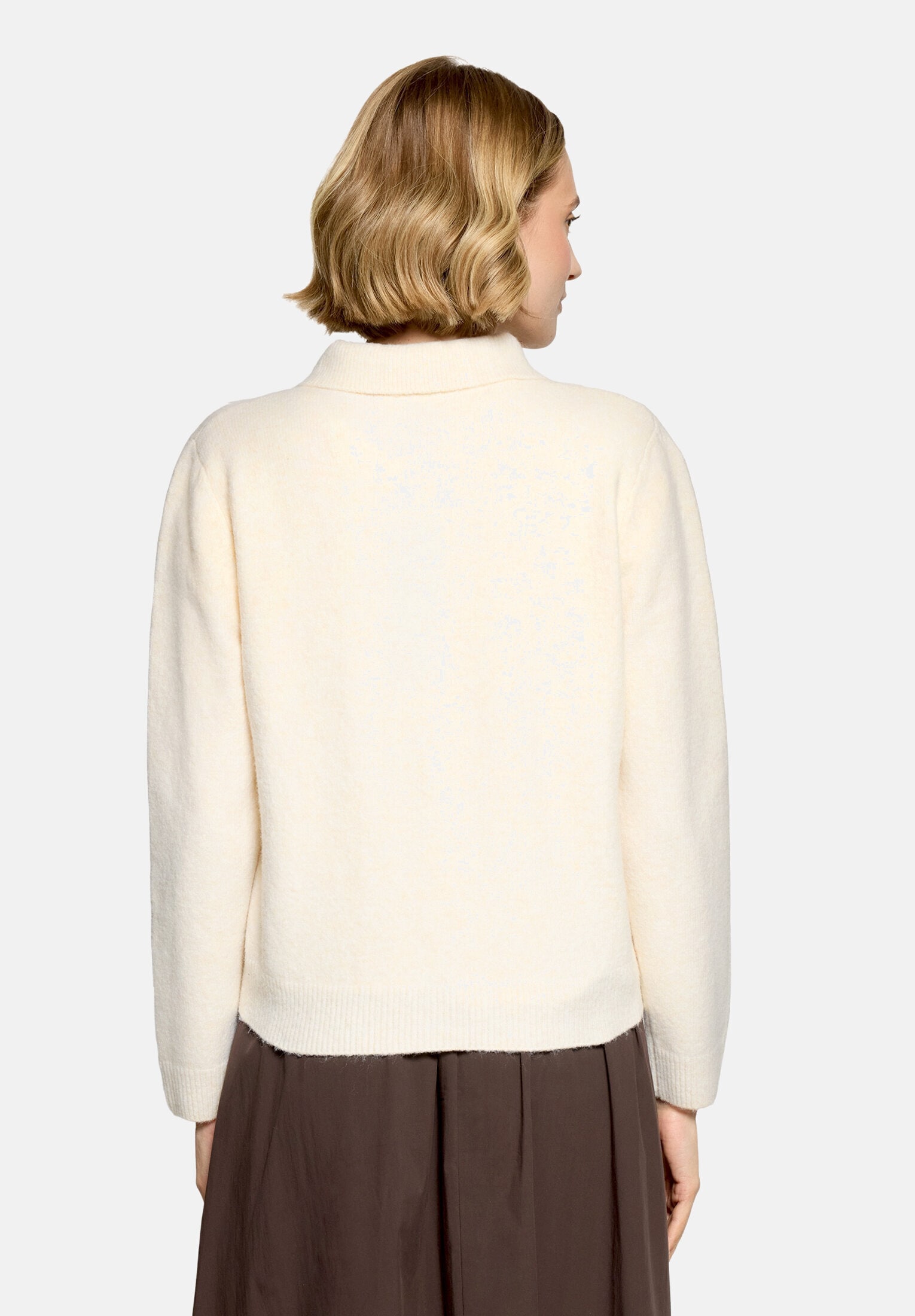 Cartoon Strickjacke »Damen mit Kragen« 1
