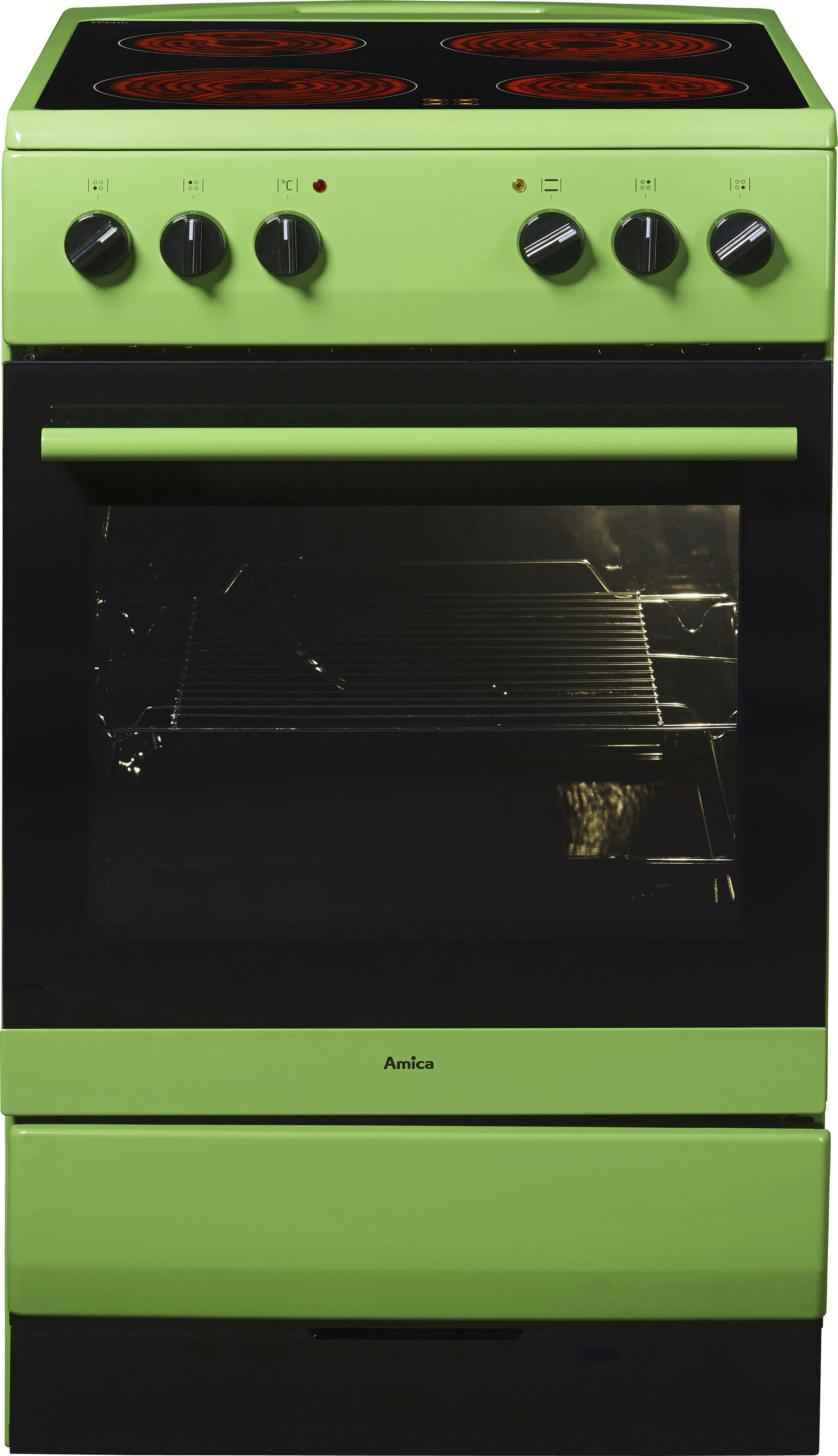 Amica Elektro-Standherd "SHC 11508 G" Steam Clean Kompakter Kochkomfort für den täglichen Küchenalltag