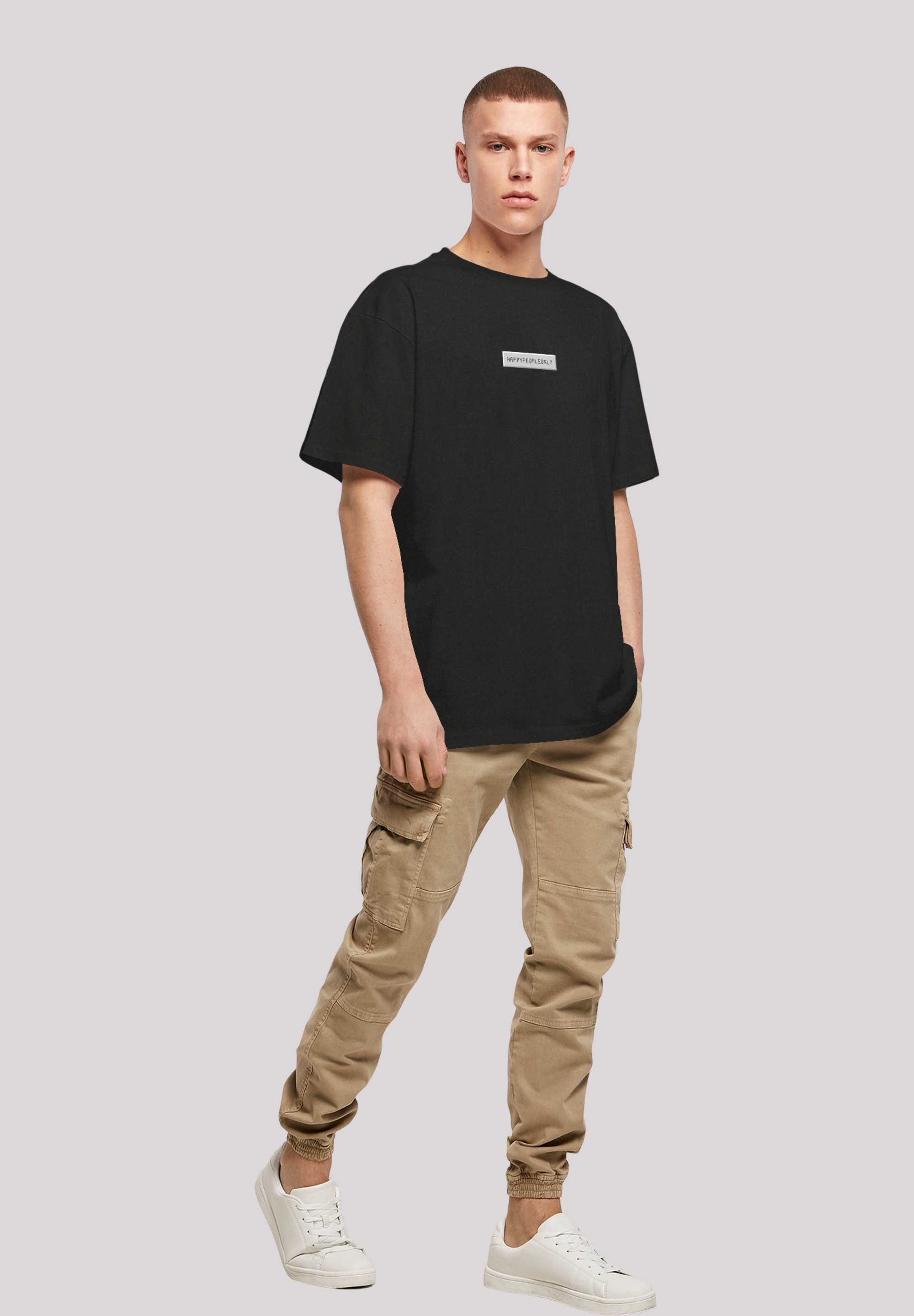 F4NT4STIC T-Shirt »SIlvester Party Happy People Only«, Print
