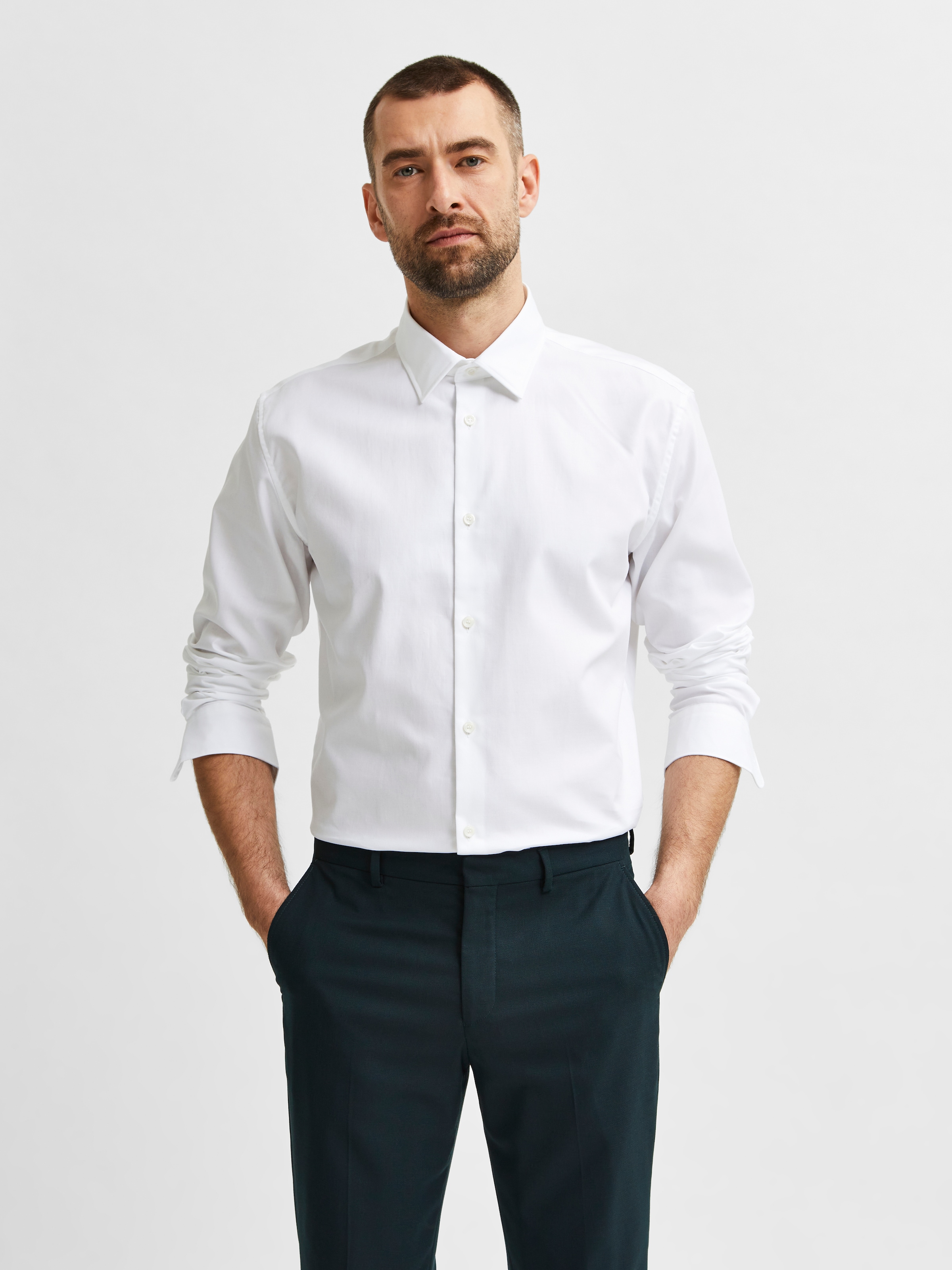 SELECTED HOMME Businesshemd "SLHSLIMETHAN SHIRT" günstig online kaufen