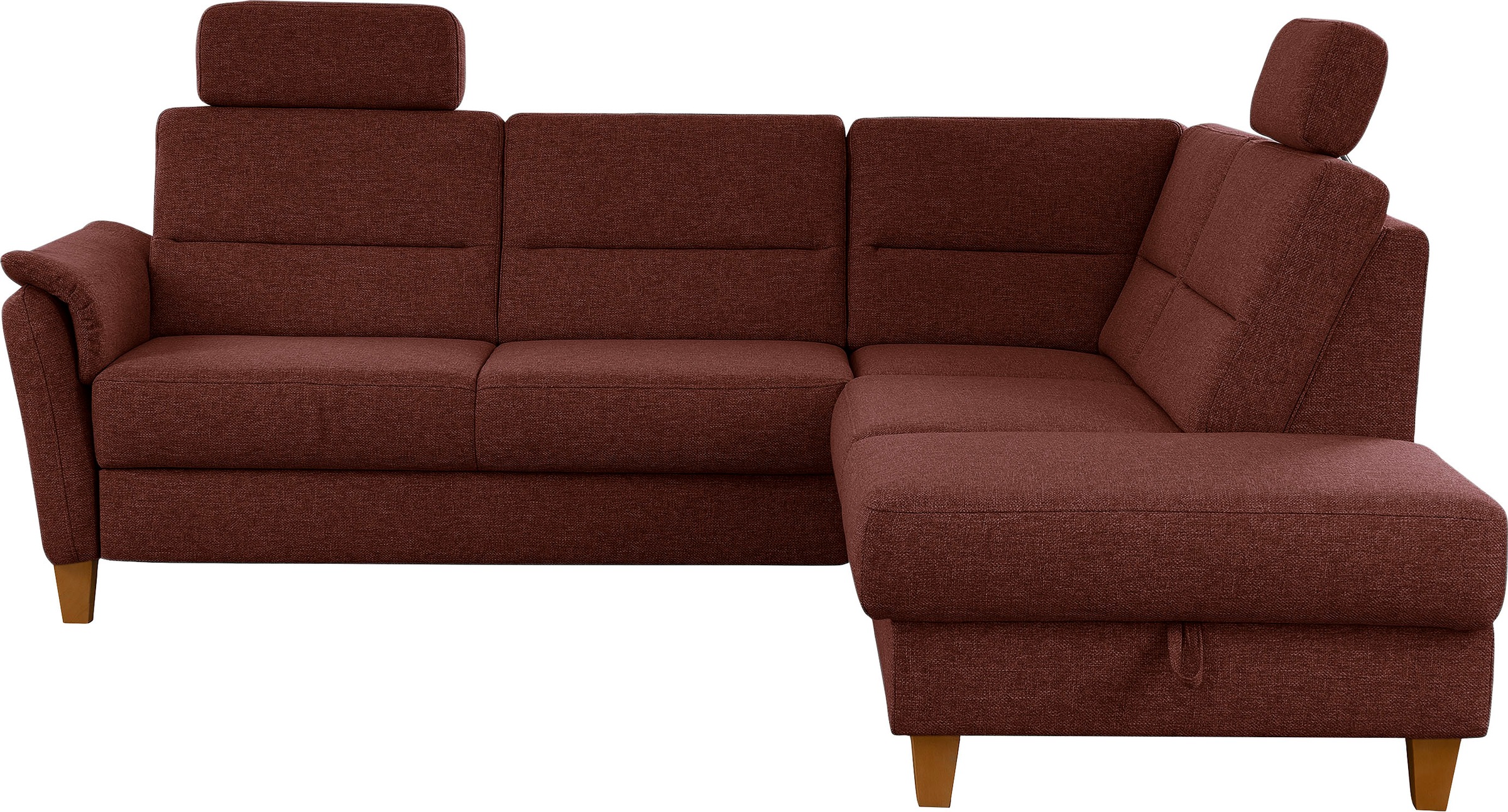 Home affaire Ecksofa »Palmera L-Form«, Federkern, wahlweise mit Bettfunktion und mit/ohne Stauraum