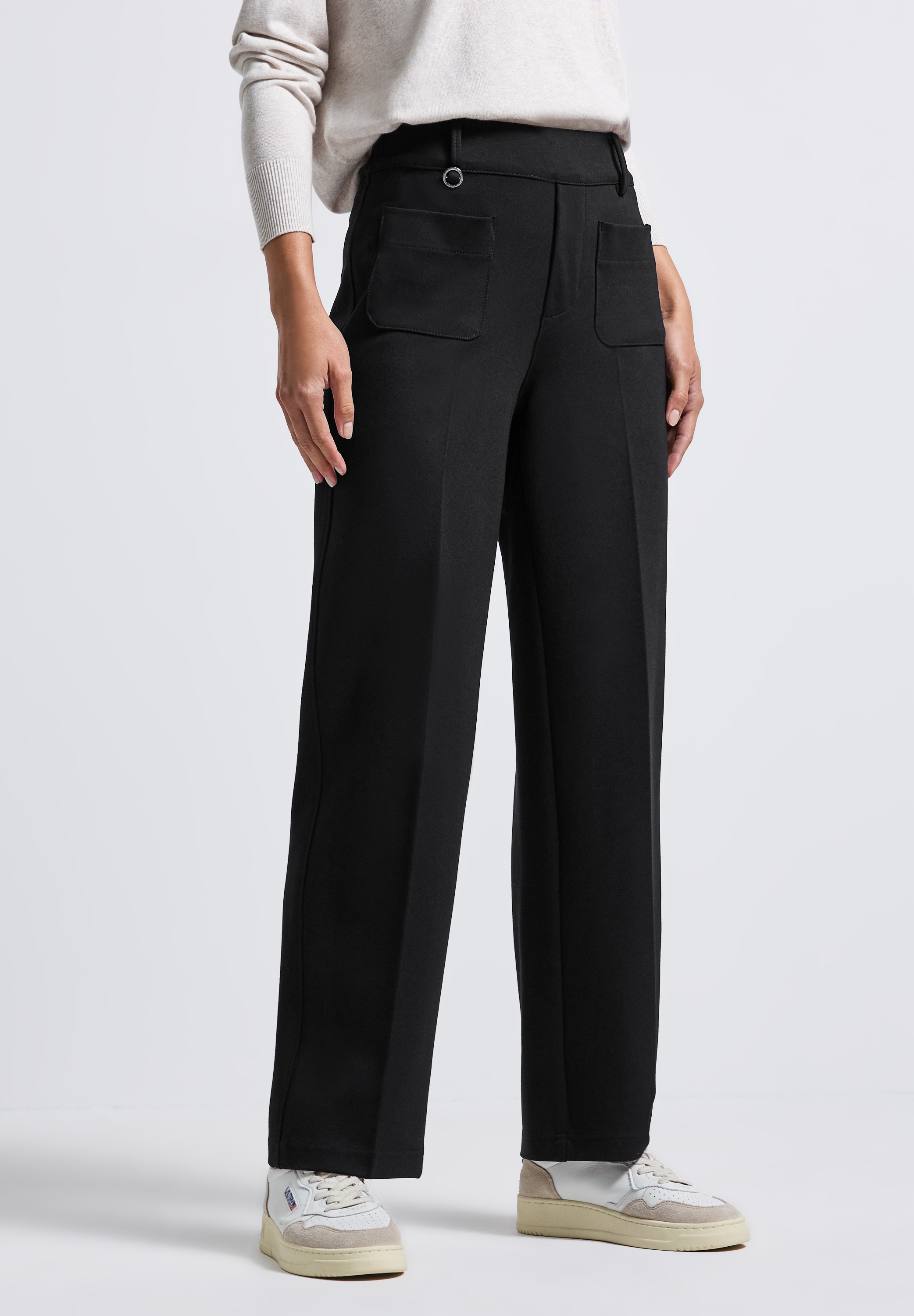 STREET ONE Stoffhose, High Waist günstig online kaufen