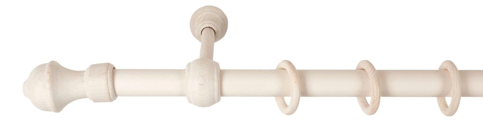 SN DECO GROUP Gardinenstange "Ares" 1 läufig-läufig Fixmaß 28 mm, Holz, ver günstig online kaufen