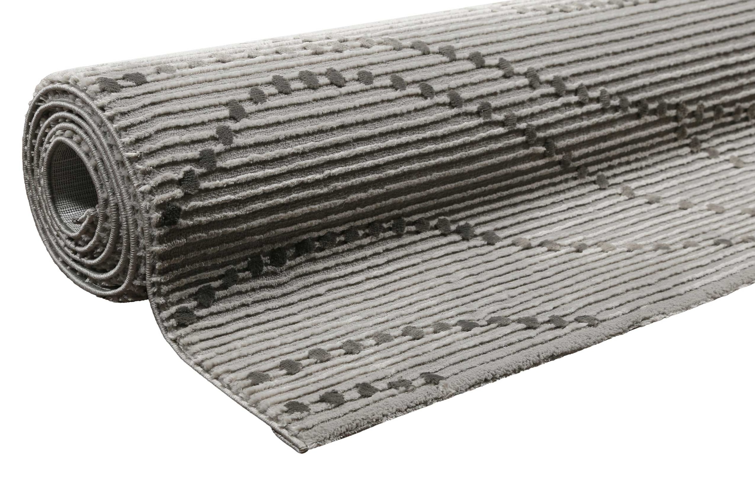 Esprit Teppich »Selena« rechteckig 12 mm Höhe Kurzflorteppich, gewebt, Punkte, modern, abstrakt, trendig, wellig