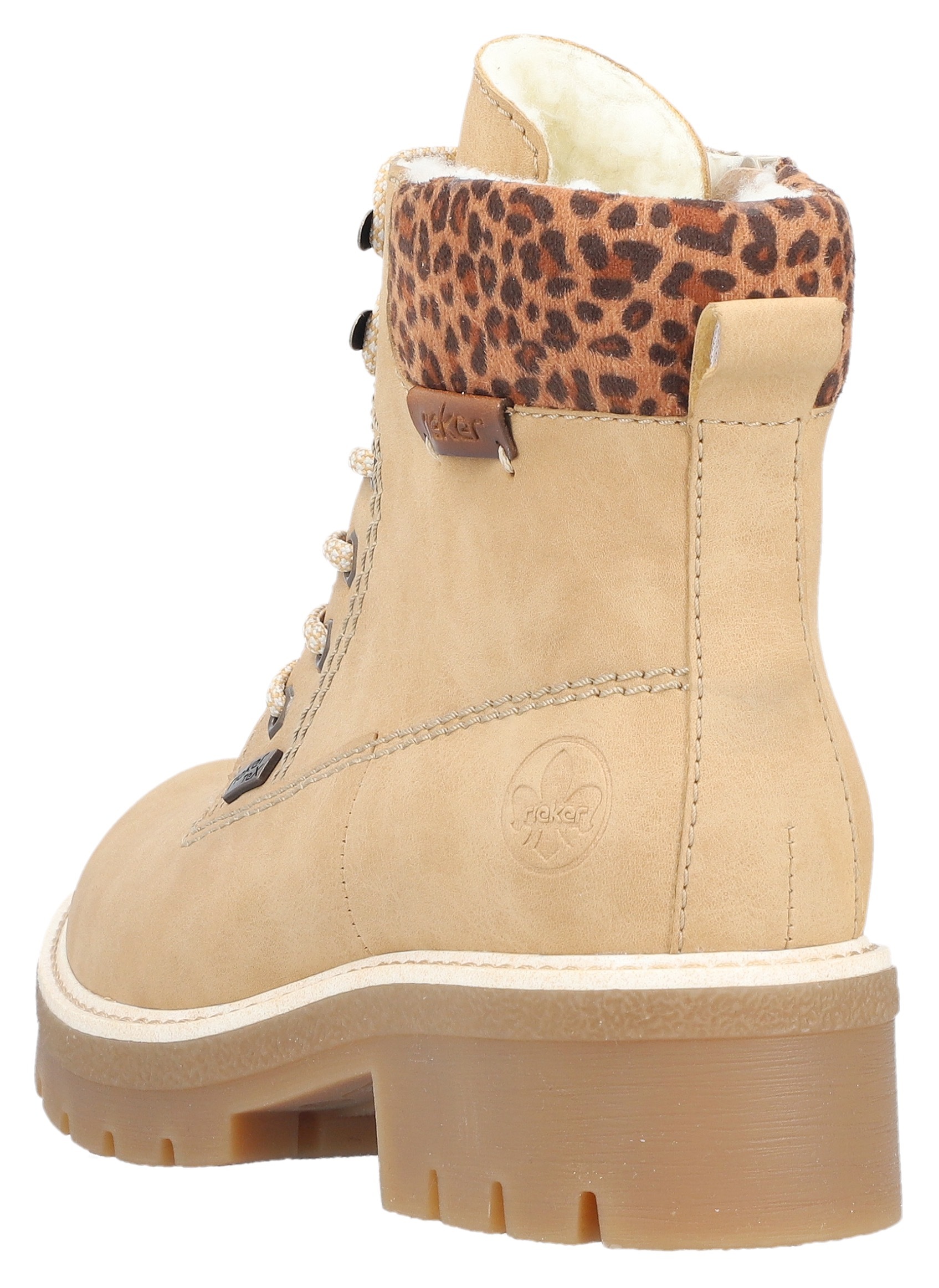 Rieker Winterstiefelette, Winterboots, Schnürboots mit wasserabweisender riekerTEX-Membran