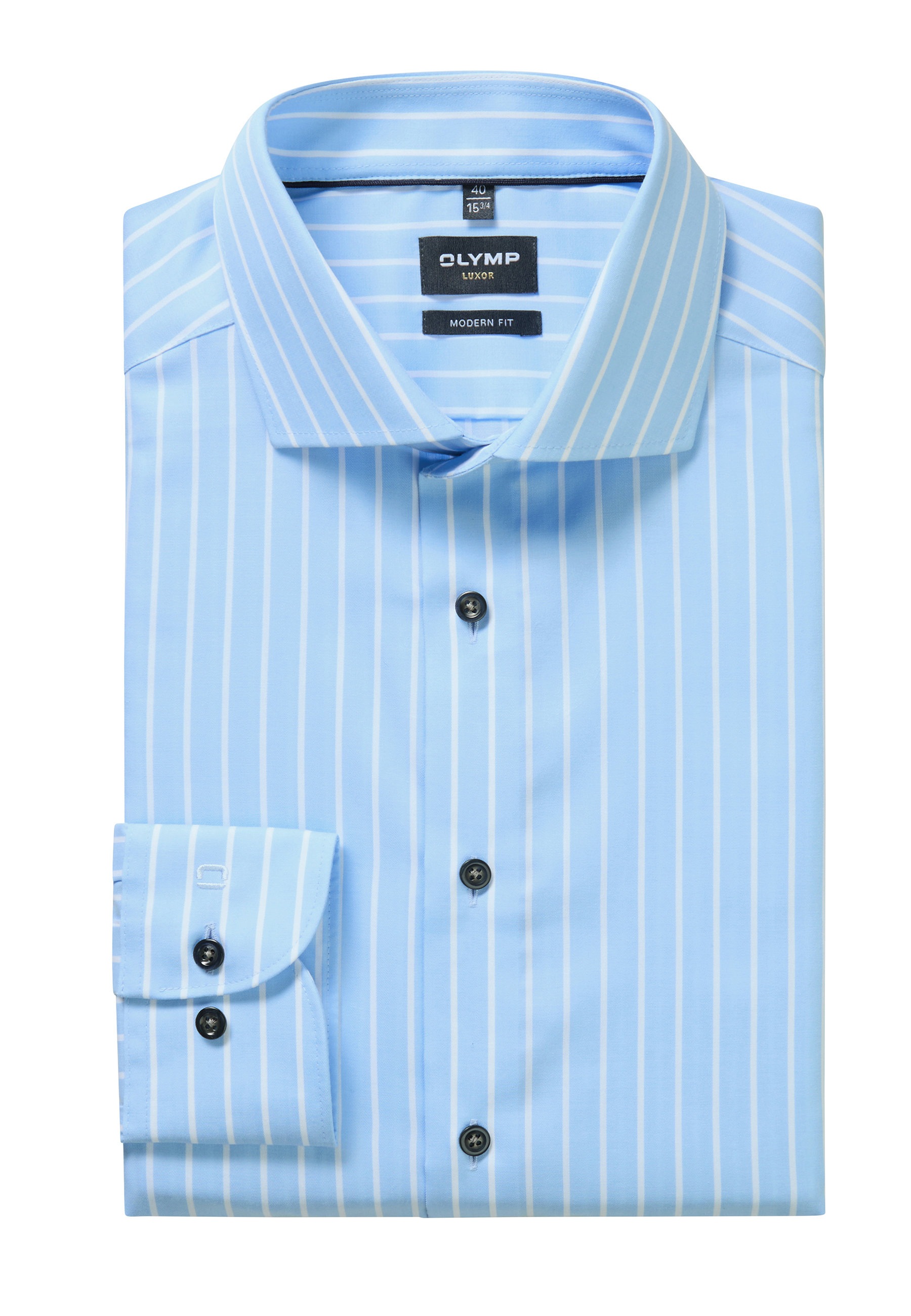OLYMP Luxor Modern Fit Shirt Blue 46 6