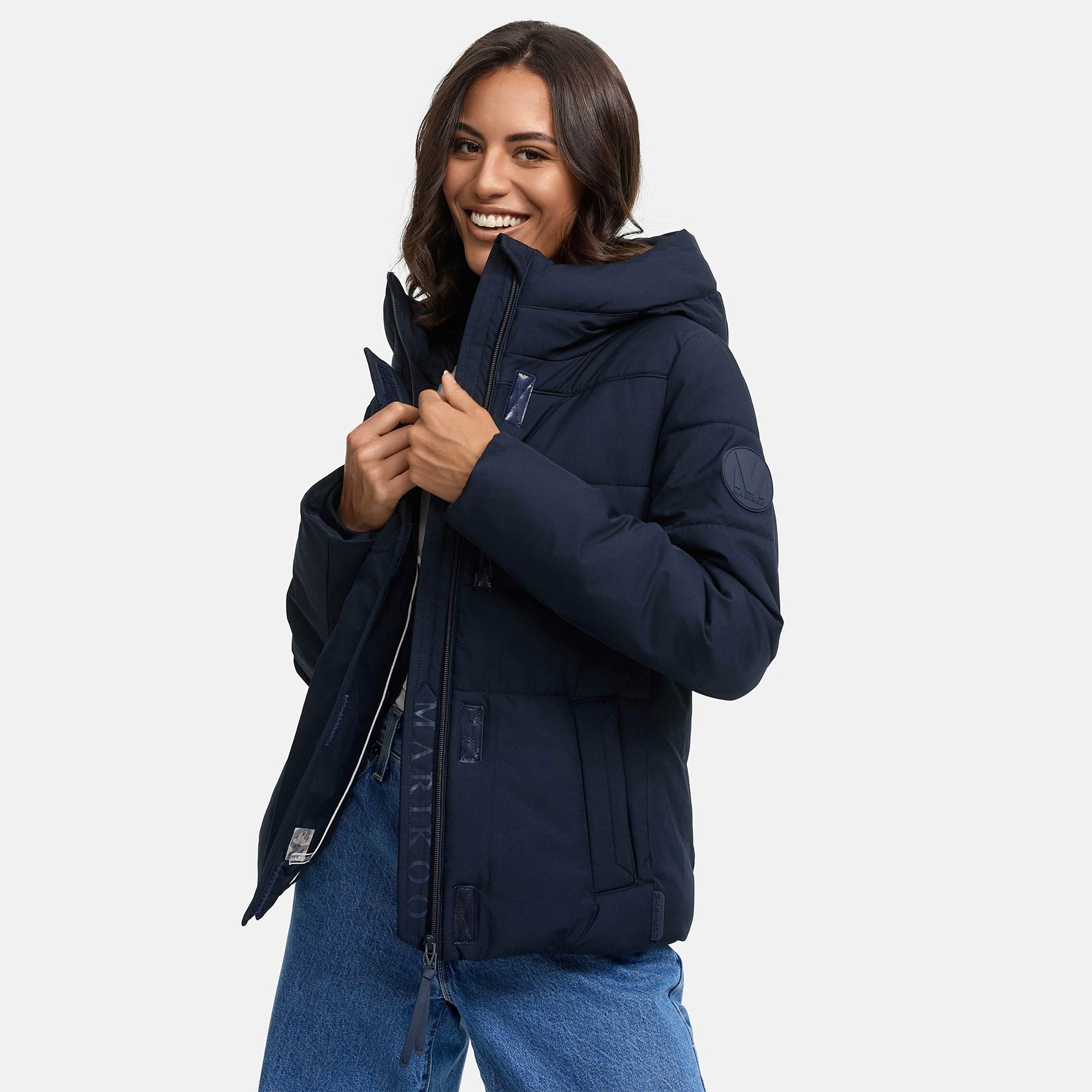 Marikoo Outdoorjacke »Elira«, mit warmem Teddyfell