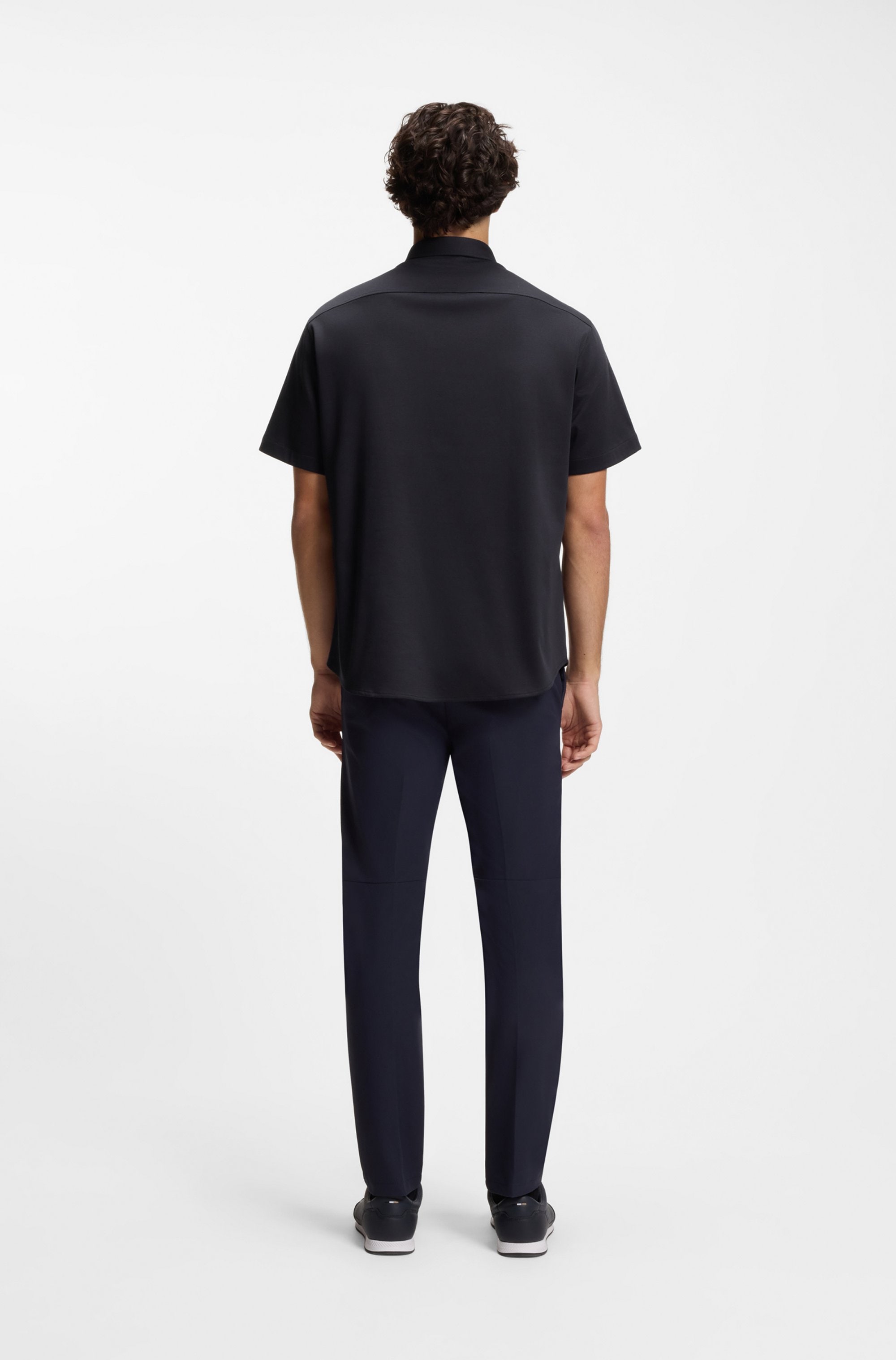 BOSS GREEN Kurzarmhemd »B Motion S« softe Baumwolle, Vier-Wege-Stretch, knitterfrei