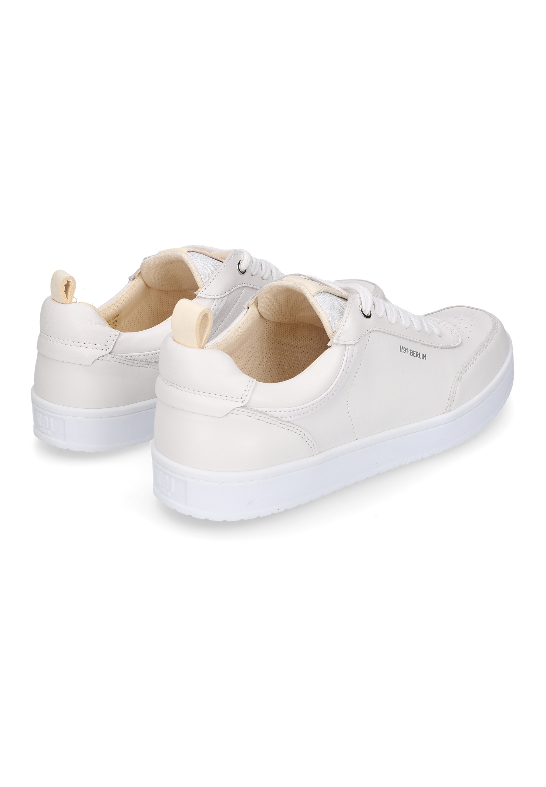 N91 Sneaker »Court M AB Herrensneaker«  Turnschuh Leder handgefertigt, sportlicher Freizeitschuh Herren