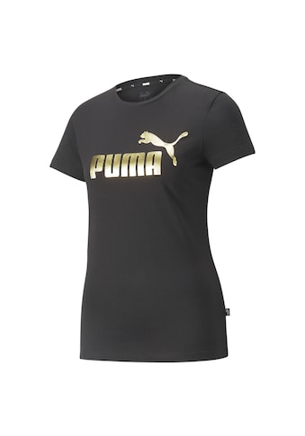 T-Shirt »Essentials+ Metallic Logo T-Shirt Damen«