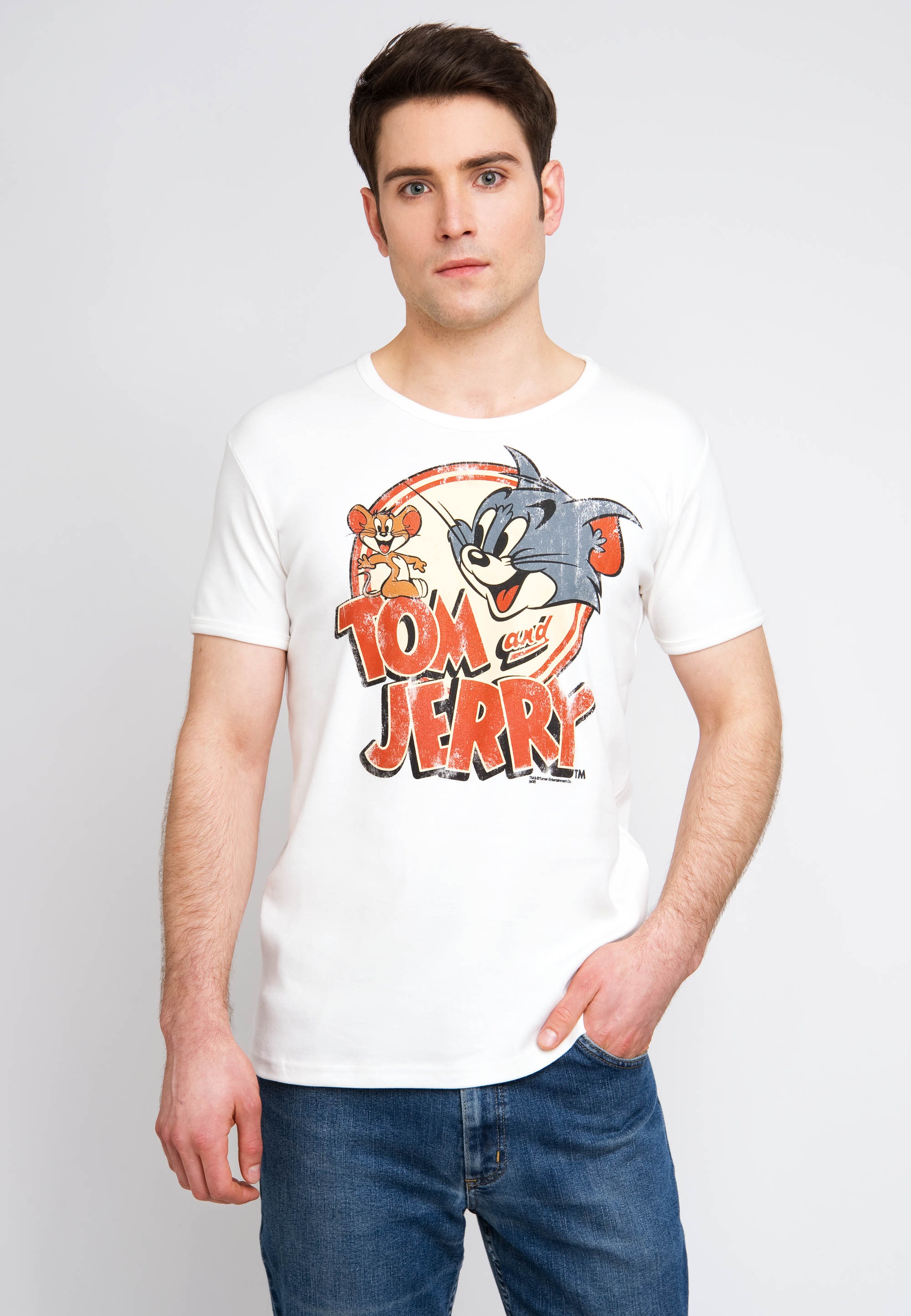 LOGOSHIRT T-Shirt »Tom & Jerry - Logo«, mit Tom & Jerry-Print