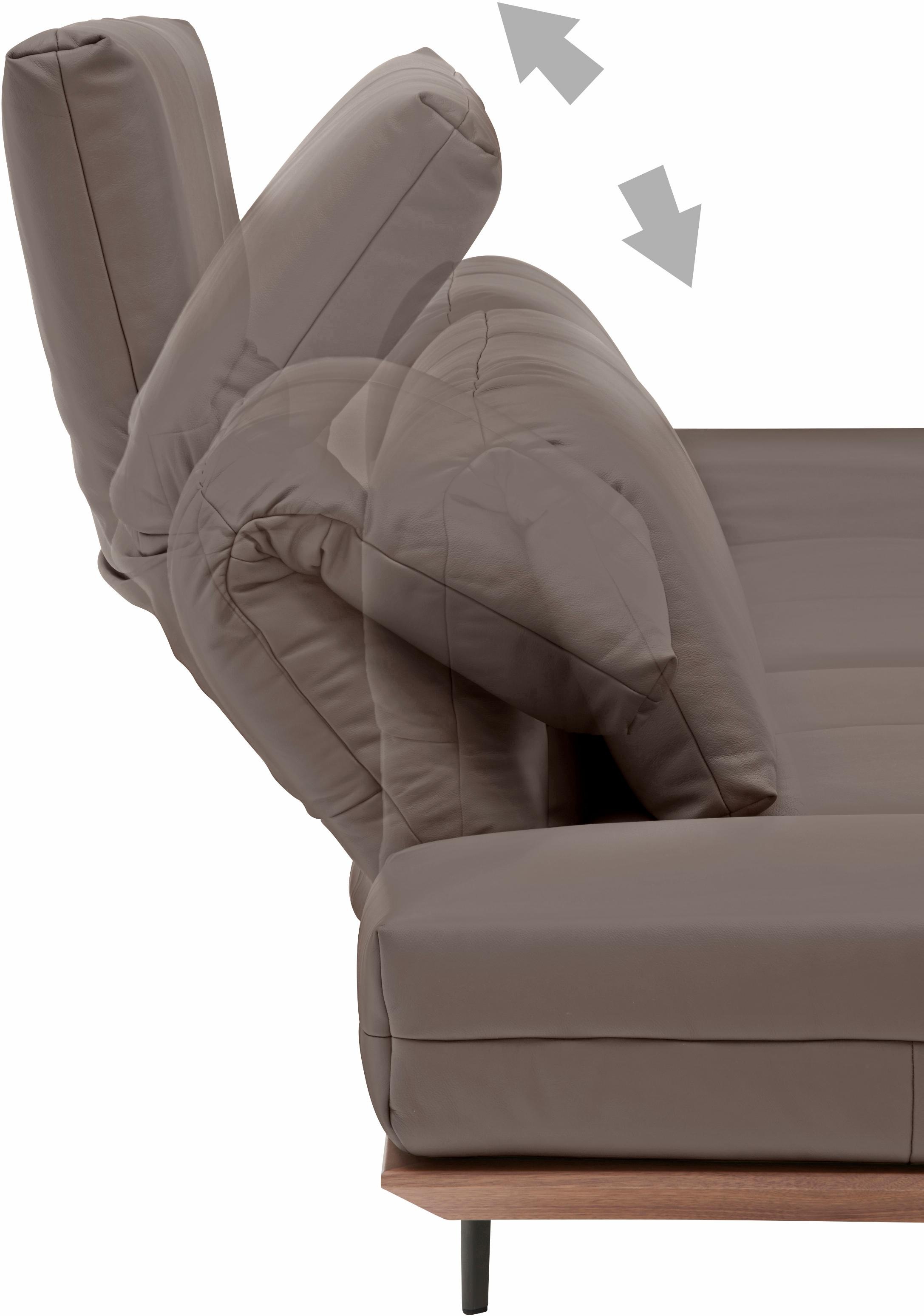 Creation BY ROLF BENZ 4-Sitzer »CR.420, Designsofa, Loungesofa«, in 2 Qualitäten, Holzrahmen in Eiche Natur oder Nußbaum, Breite 252 cm