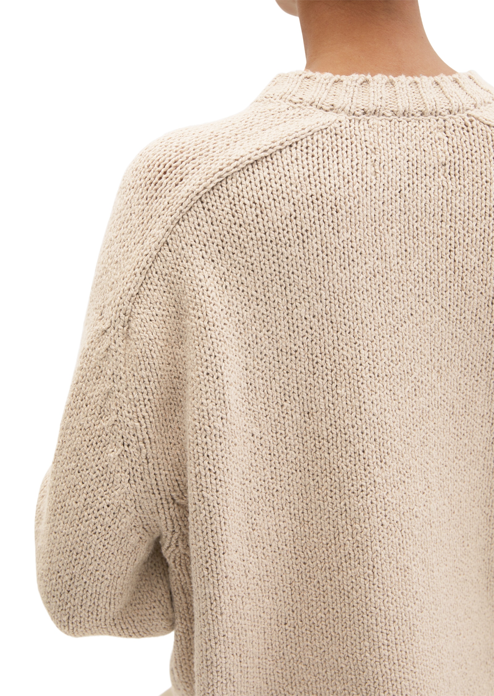 Marc O'Polo Rundhalspullover »aus hochwertigem Baumwoll-Mix«