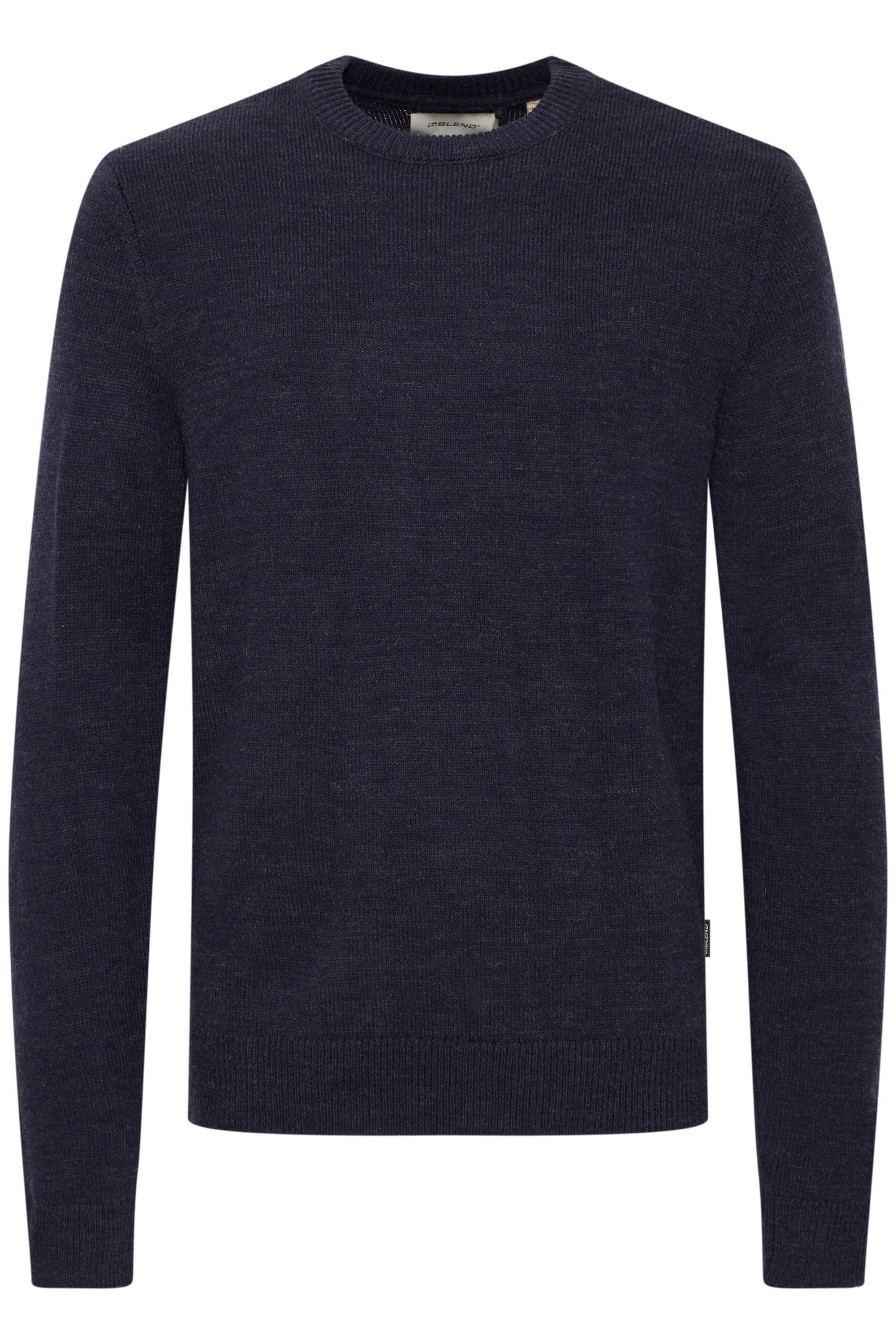 Blend Strickpullover "BHPullover" Schicker Strickpullover mit Rundhalsaussc günstig online kaufen