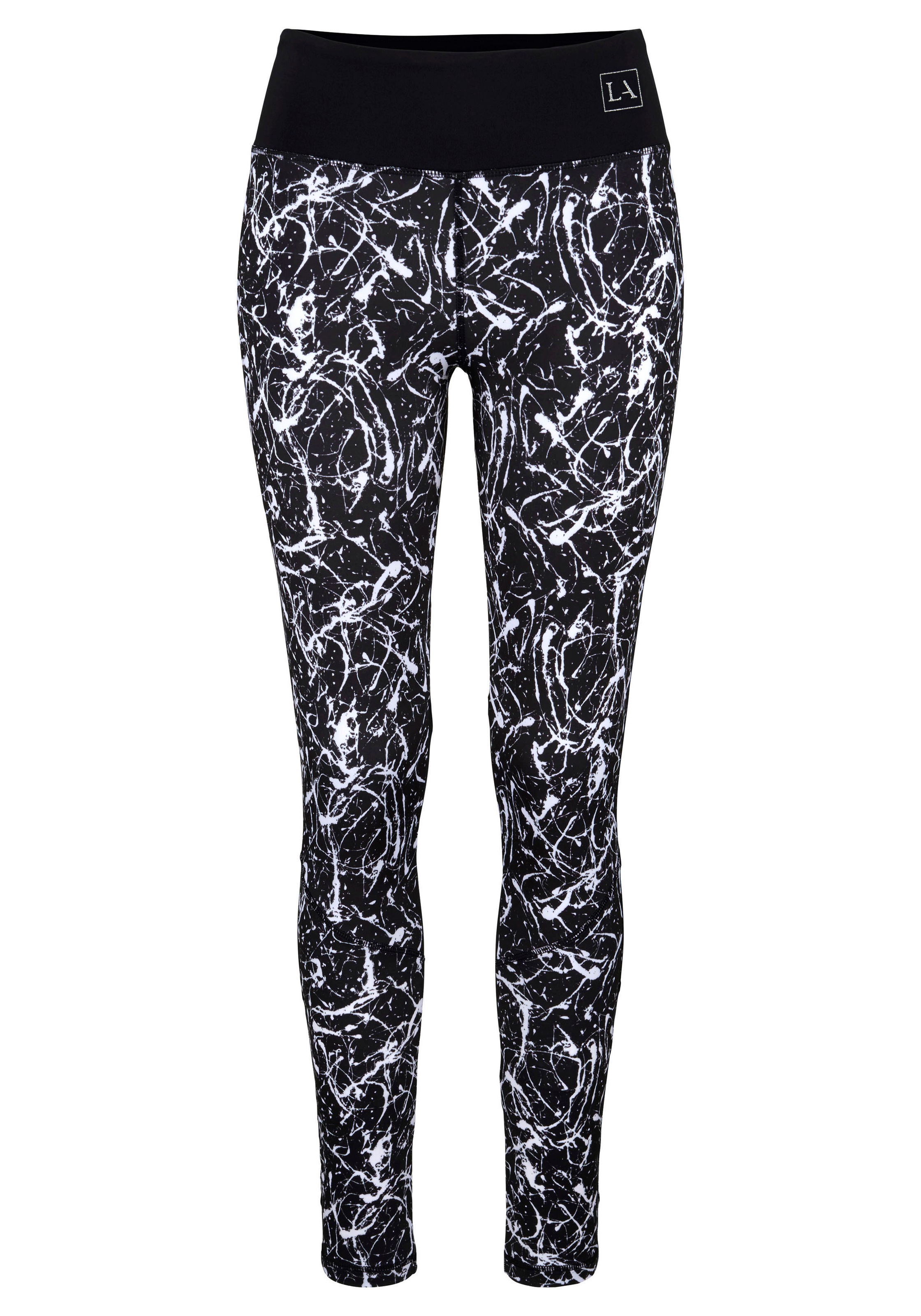 LASCANA ACTIVE Leggings "Splash", Sporthose mit Allover Muster günstig online kaufen