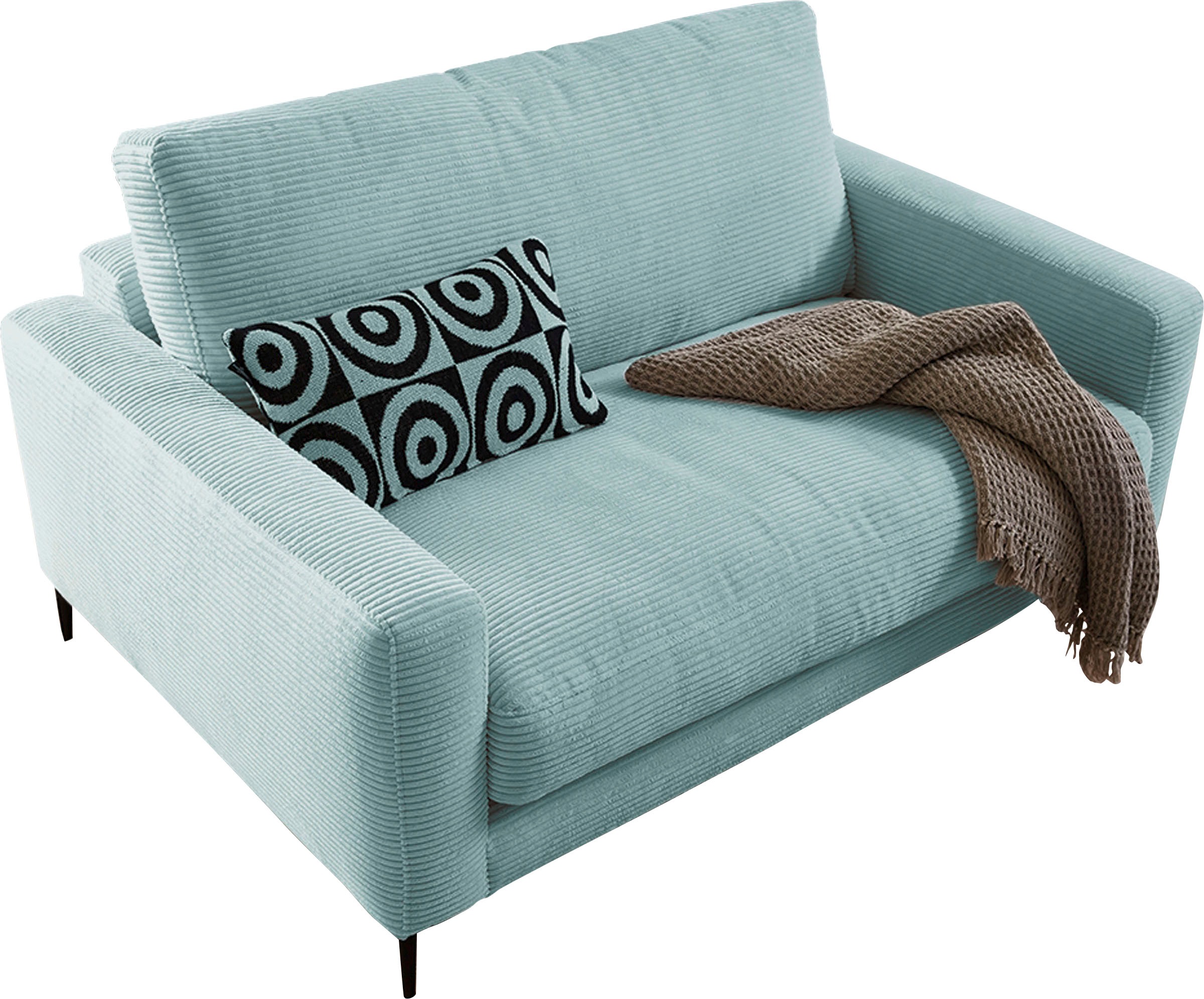 INOSIGN 1,5-Sitzer »Downtown B/T/H: 152/105/84 cm«, weicher Sitzkomfort, Cord, gemütliches Loungemöbel zum Relaxen