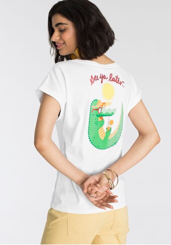 AJC T-Shirt, Oversized mit witzigem Krokodil-Druck - NEUE KOLLEKTION kaufen