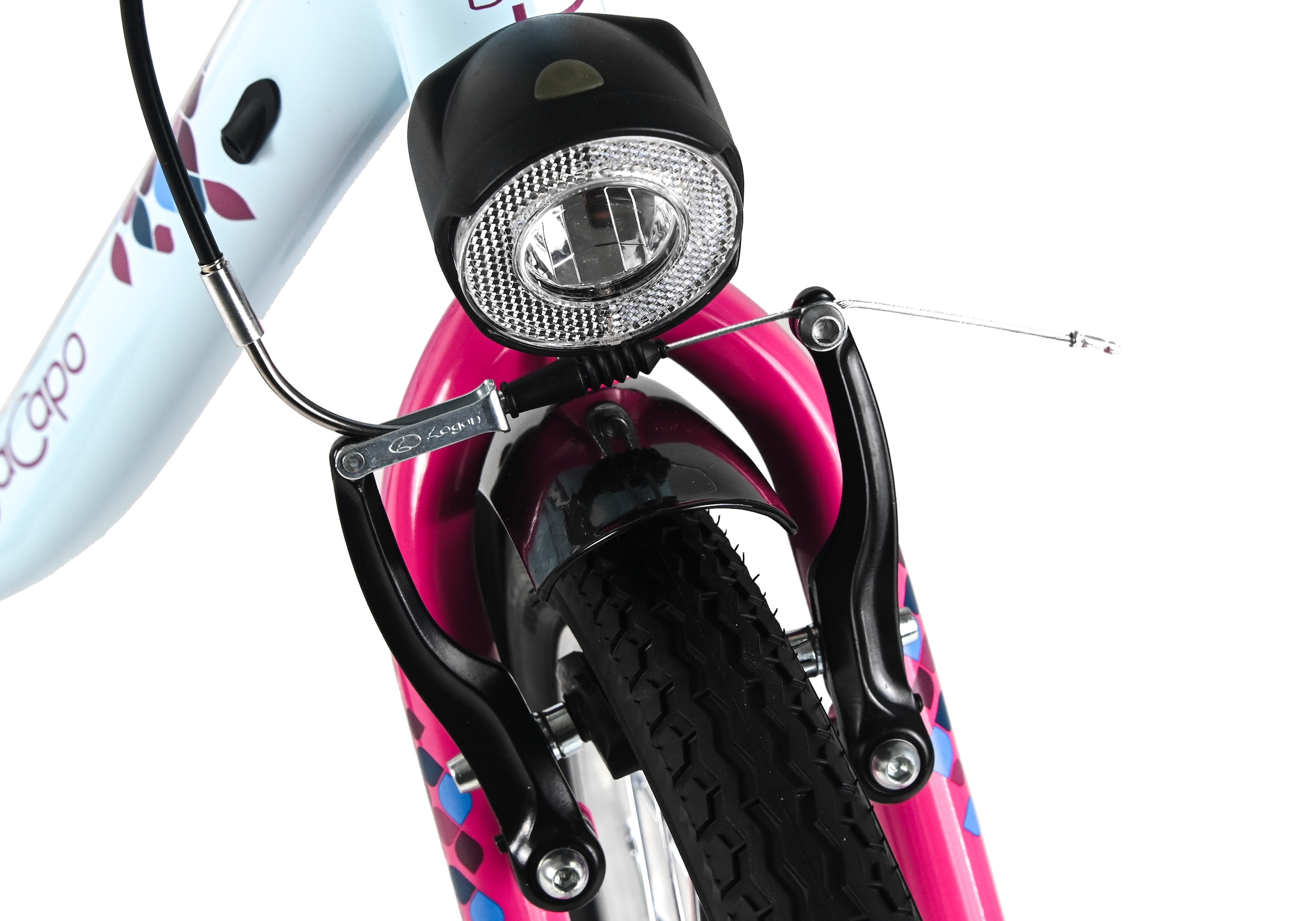 Dacapo Kinderfahrrad »20" Cindy Blau 1 Gang RH 27 cm mit Beleuchtung - Ab 6 Jahre« 1 Gang ohne Schaltung