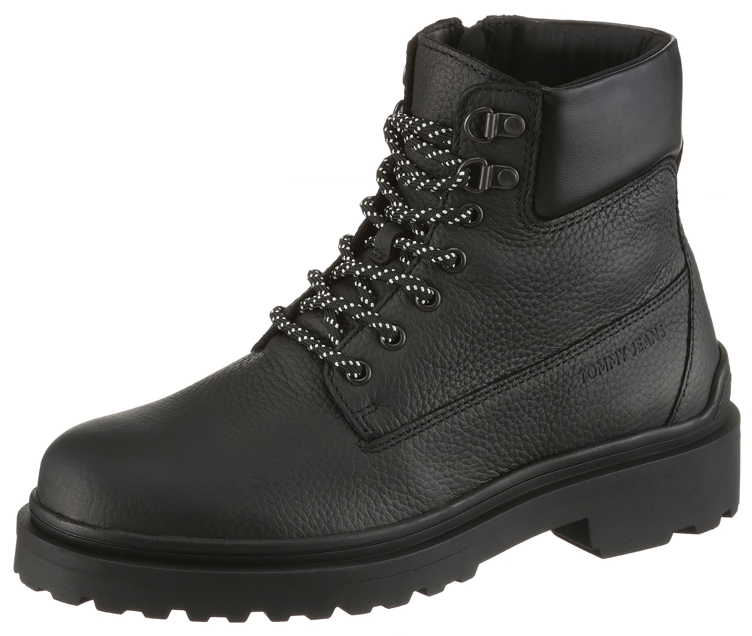 Tommy Jeans Schnürboots "TJM LACE UP BOOT LEATHER", Schnürstiefelette mit w günstig online kaufen
