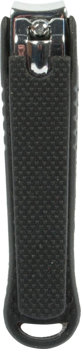 PFEILRING Nagelknipser, schwarz, Silikon, Stahl, B:4cm L:12,5cm T:1,5cm, Nagelschneider, Silikonhülle