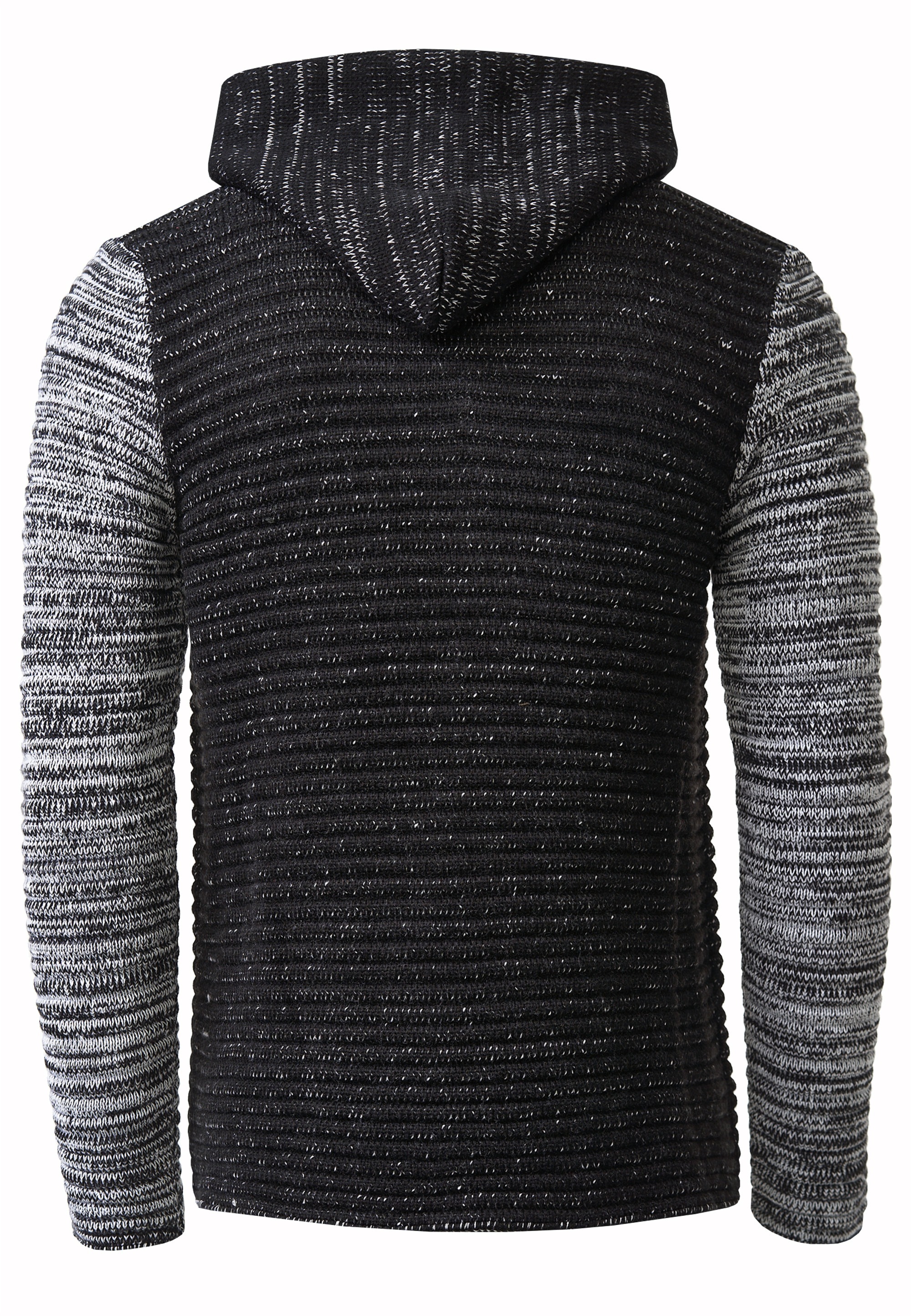 Rusty Neal Strickjacke, mit kuscheliger Kapuze