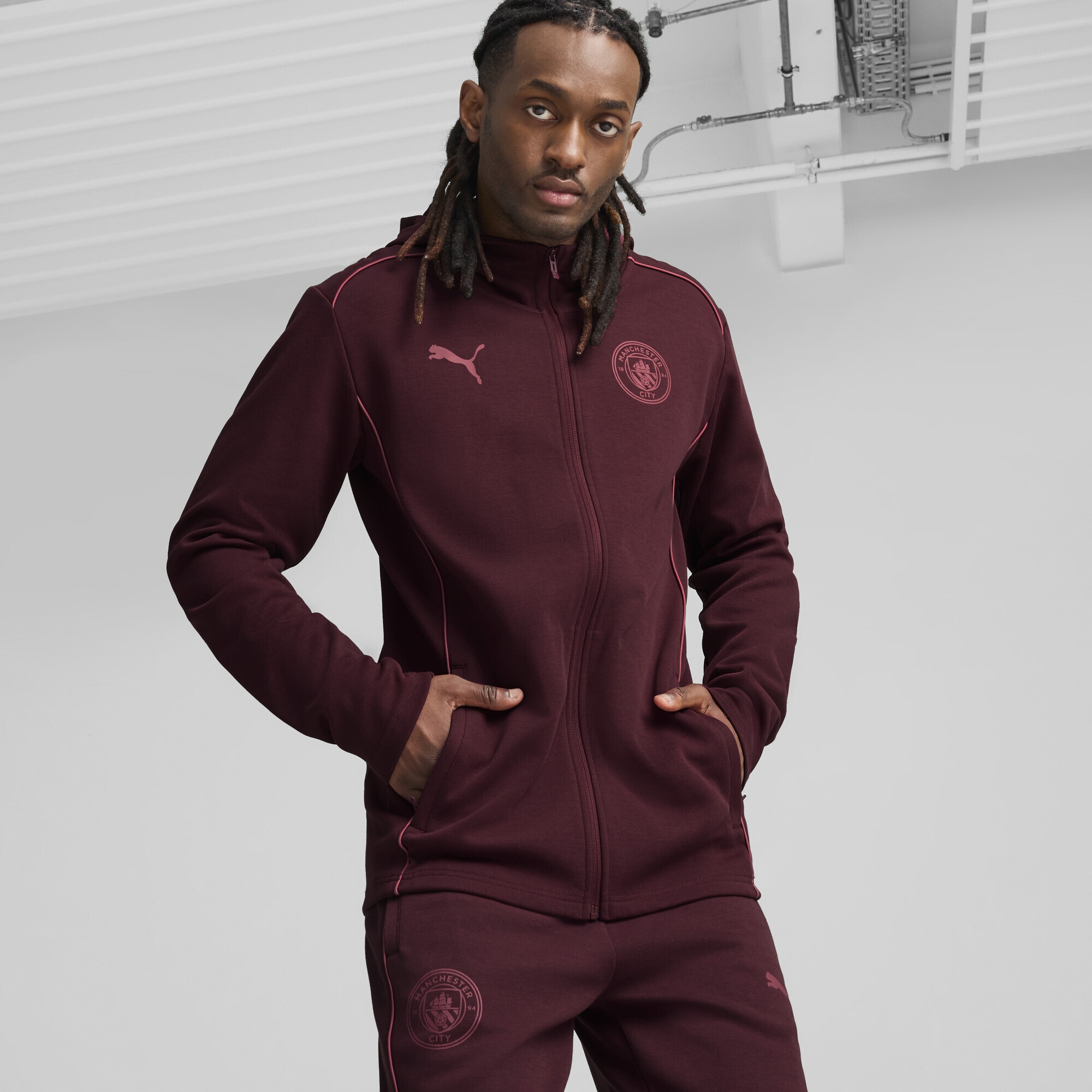 PUMA Trainingsjacke »Manchester City Casuals Kapuzenjacke Herren«