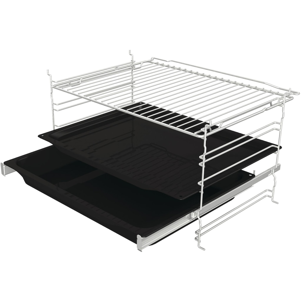 GORENJE Backofen-Set »Pacific Backofen-Set Basic Induktion 2021«, Pacific Backofen-Set Basic Induktion 2021, mit 1-fach-Teleskopauszug, Aqua Clean, (Set, 2 St.), AirFry Backofen & Induktionskochfeld