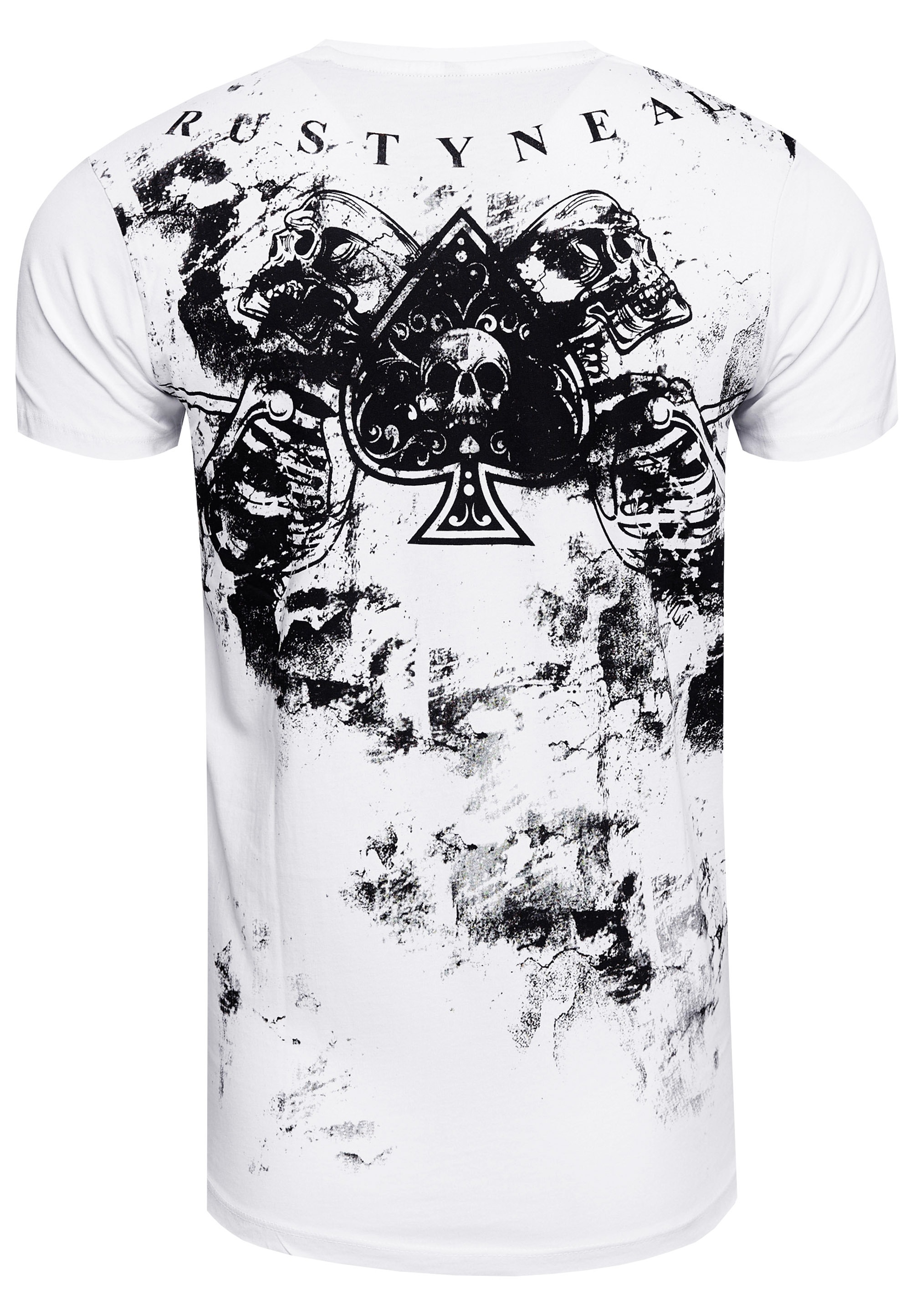 Rusty Neal T-Shirt, mit coolem BAUR | bestellen Totenkopf-Print ▷