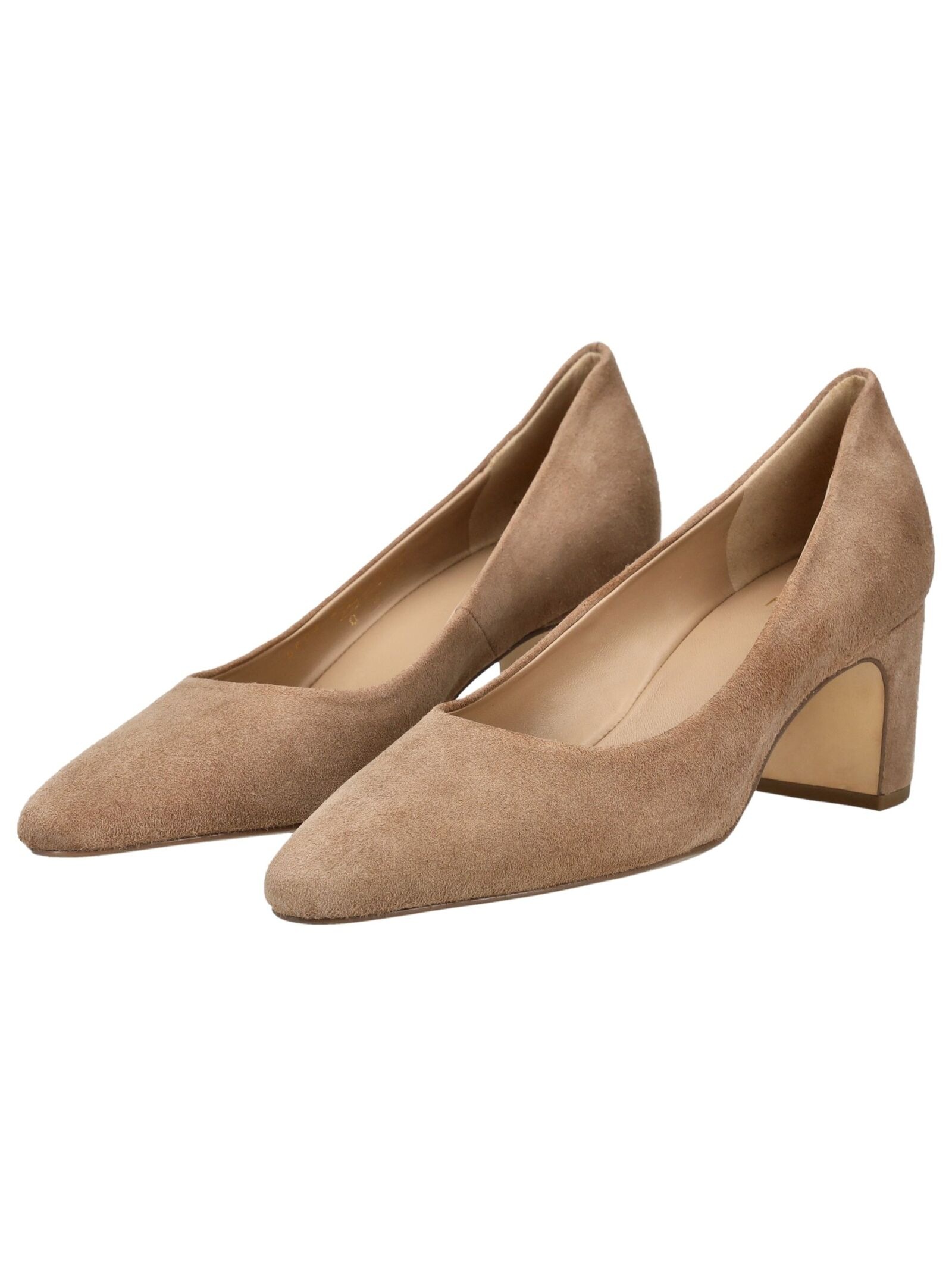 Pumps HÖGL "Högl Pumps Veloursleder", Damen, Gr. 40, taupe, Veloursleder, Schuhe Pumps 6