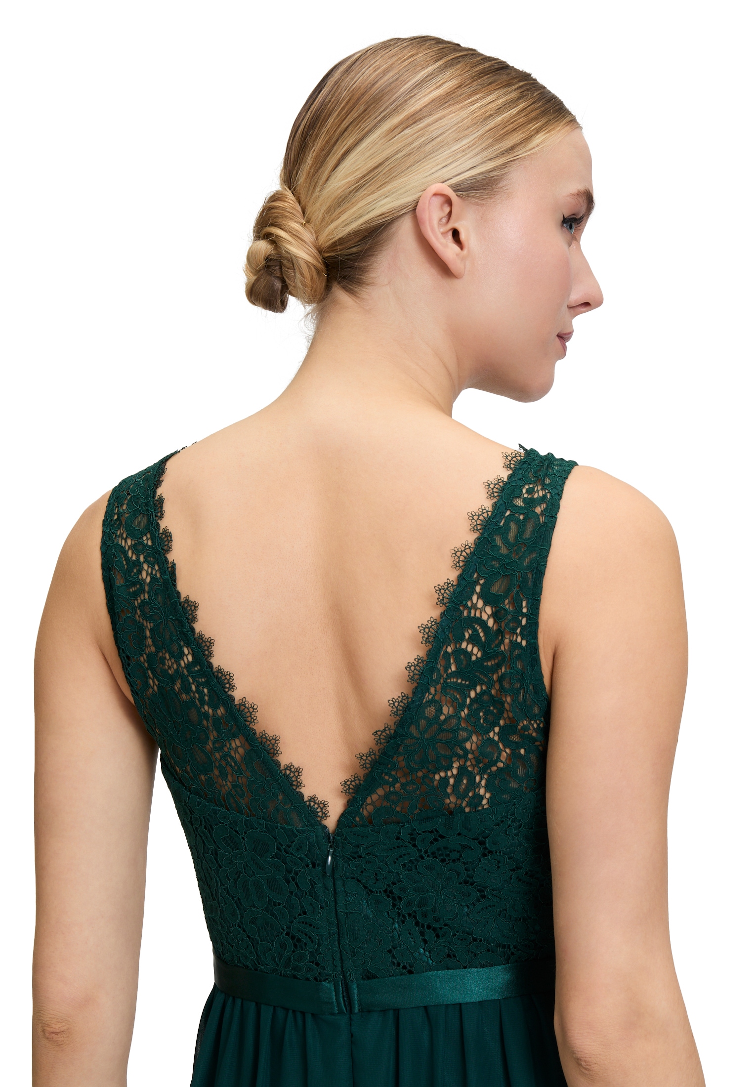 Vera Mont Cocktailkleid »Vera Mont Abendkleid mit Spitze«, Bogenkante