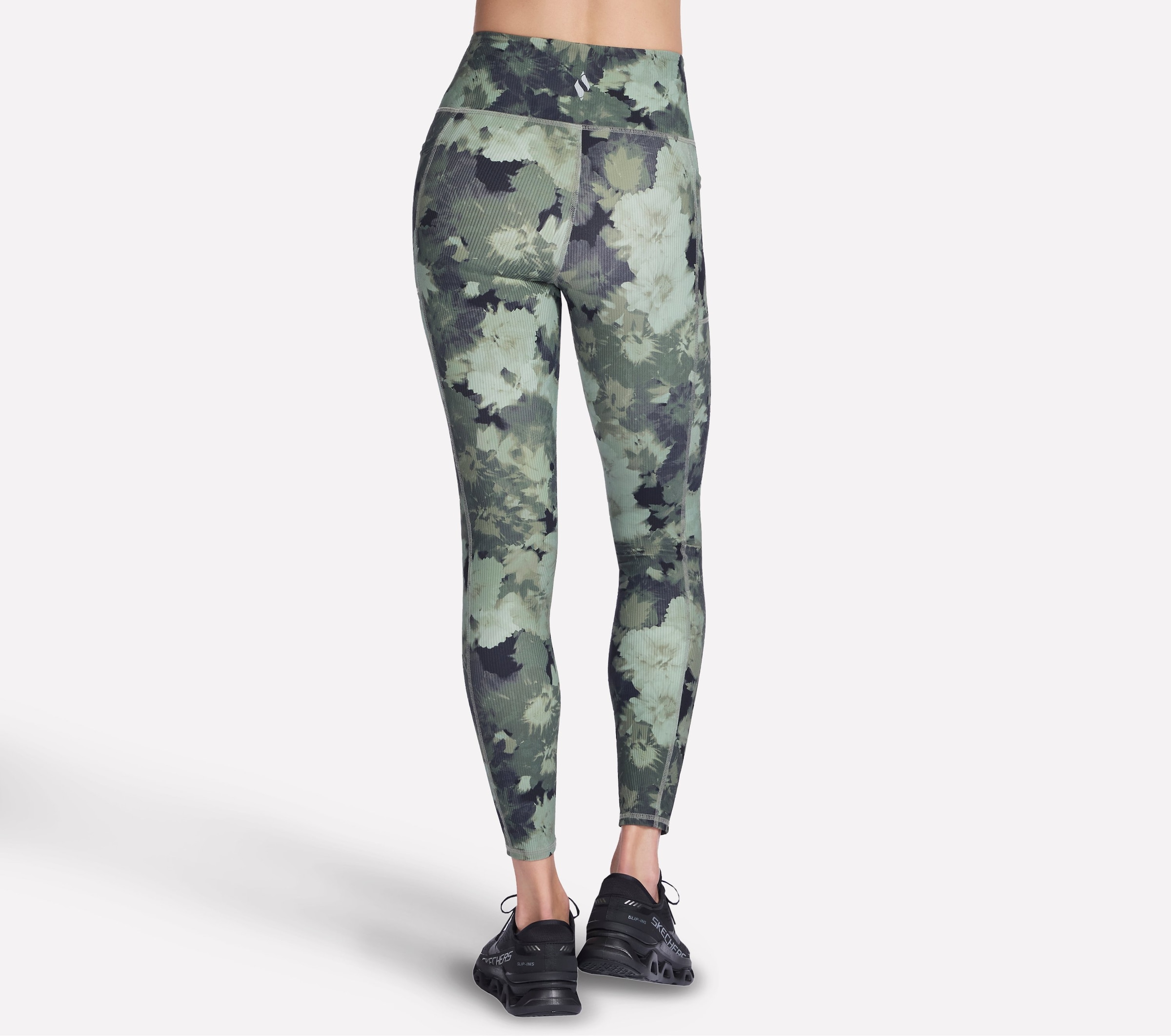 Skechers Leggings »GOFLEX RIB INBLOOM FL HW LEGGING«  mit durchgehendem Blumenprint, Full-Length-Design