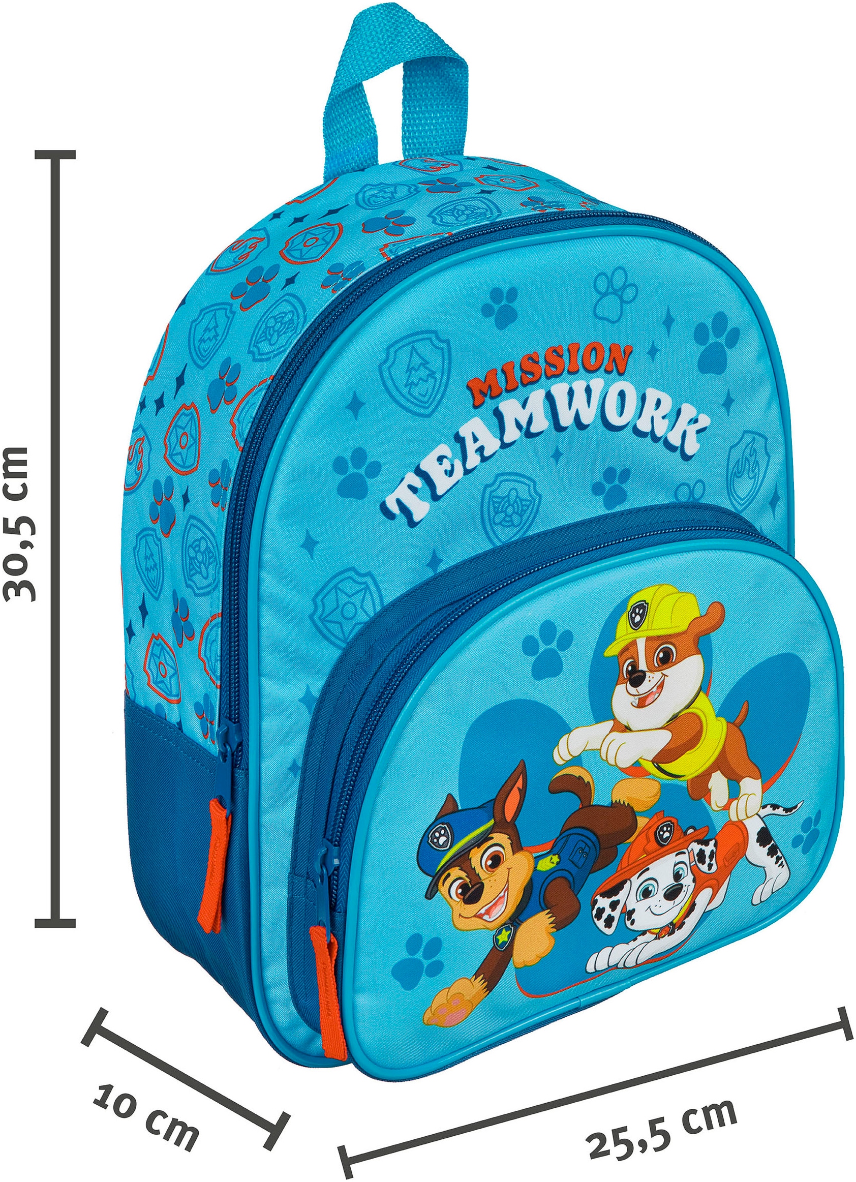 UNDERCOVER Kinderrucksack »Paw Patrol«, inklusive Geldbeutel
